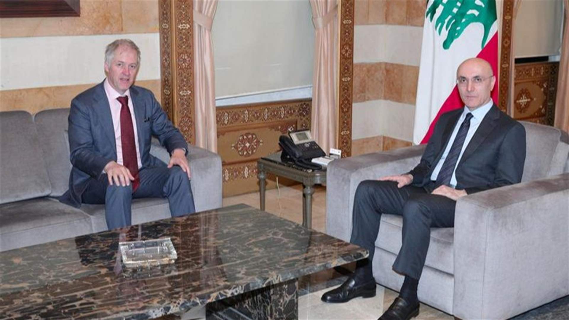 الوزير الحجار بحث والسفير البلجيكي في تعزيز التعاون الأمني ودعم الأجهزة في ظل المرحلة الدقيقة