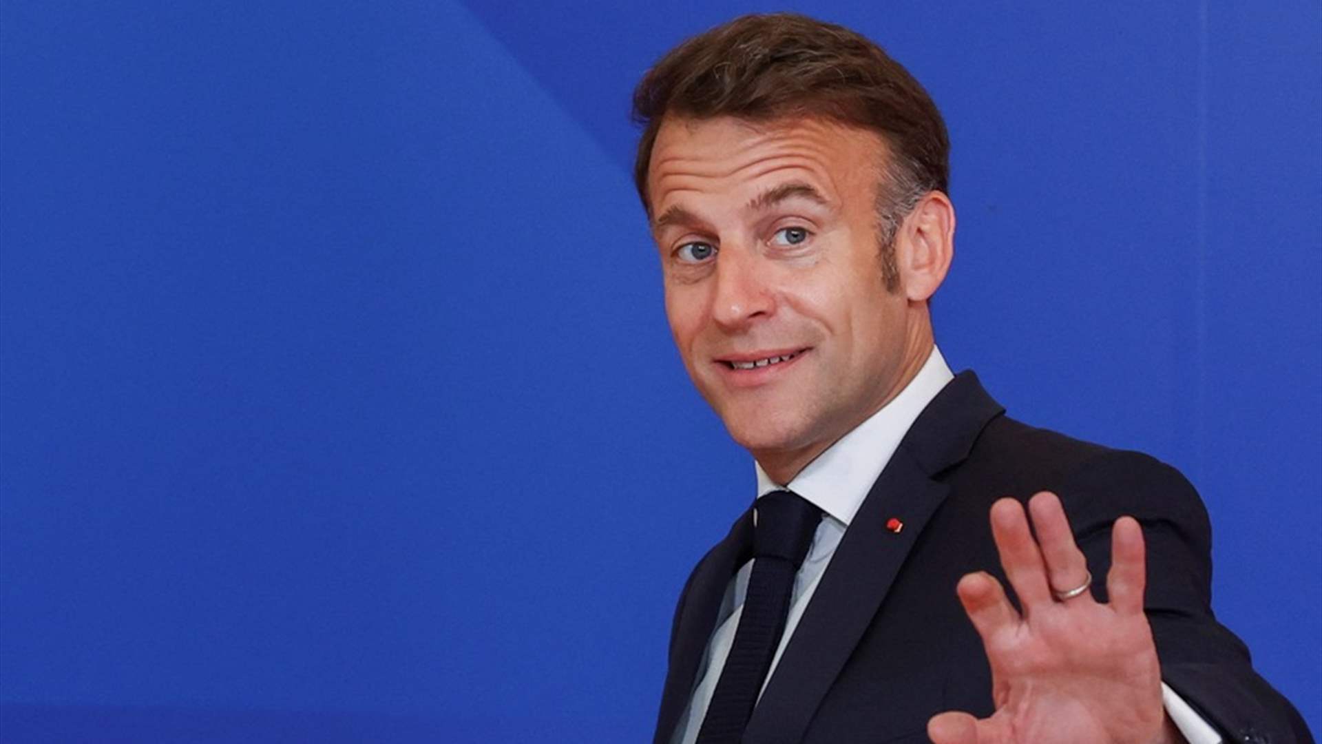 ماكرون شدد على الجهود المبذولة لإعادة فتح هرمز