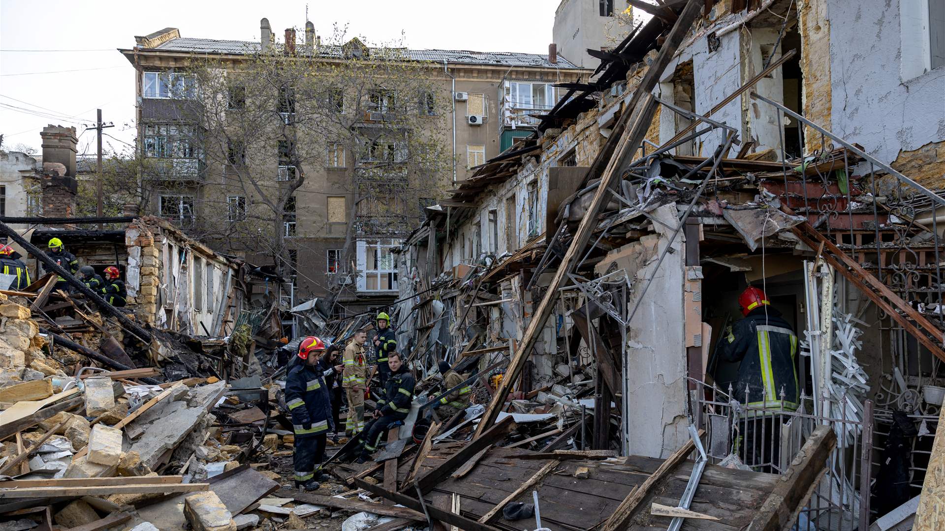 Russian drone attack on Odesa wounds ten, officials say