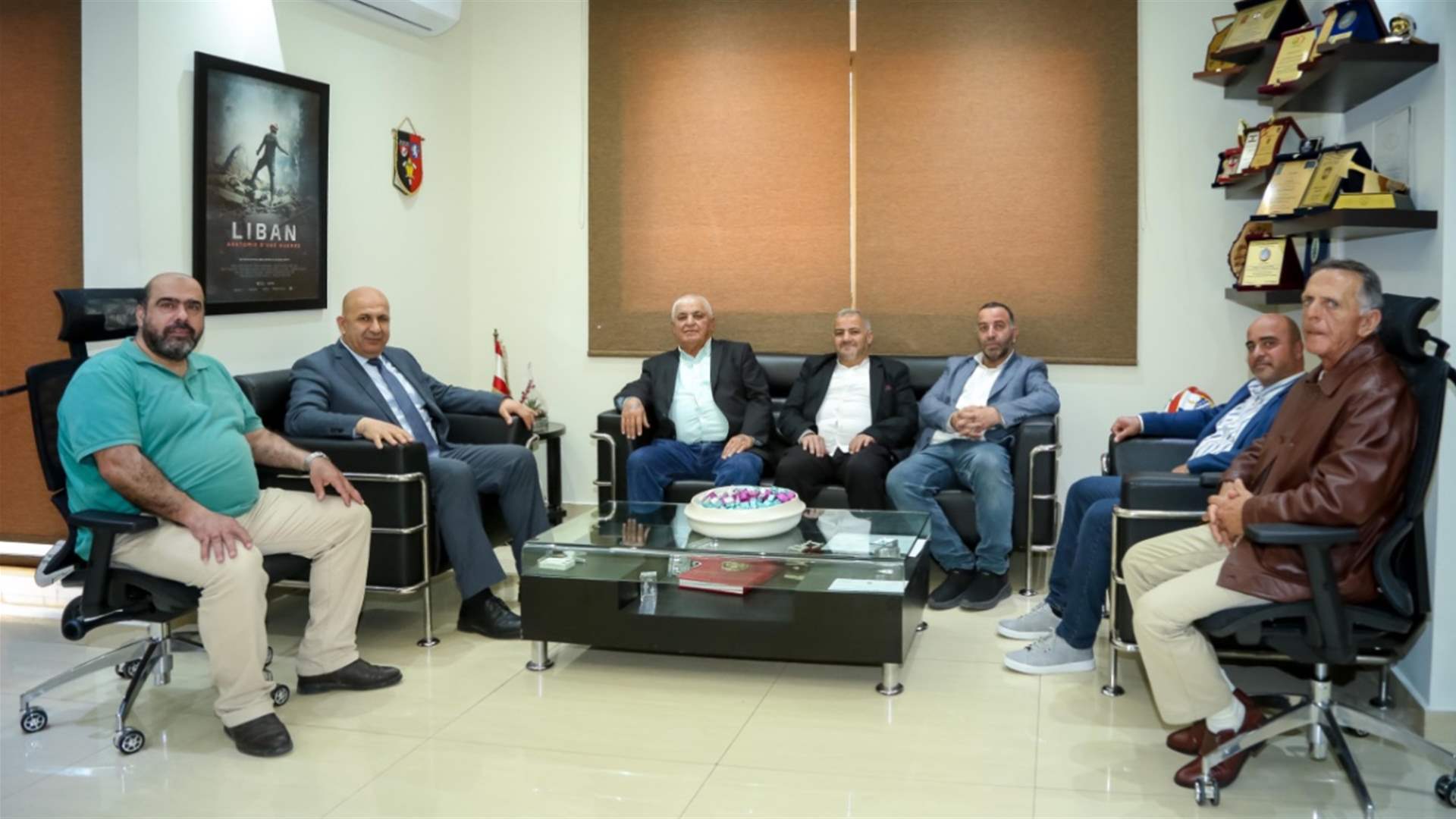 خريش استقبل رئيس اتحاد بلديات إقليم الخروب الشمالي ووفدا من "تيار المستقبل - بيروت" مقدرين تضحيات الدفاع المدني