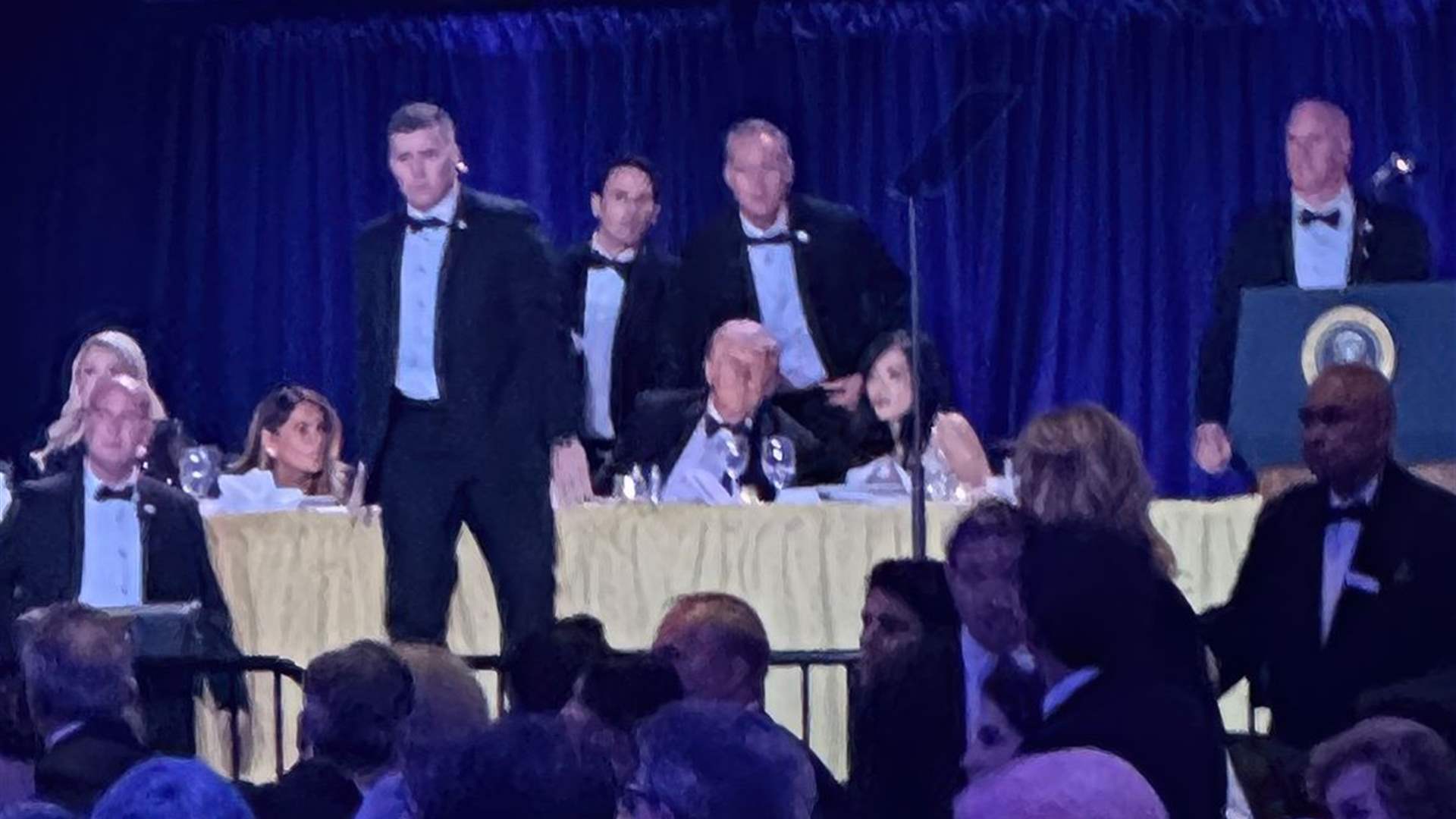 White House says press dinner shooting was third major assassination attempt against Trump