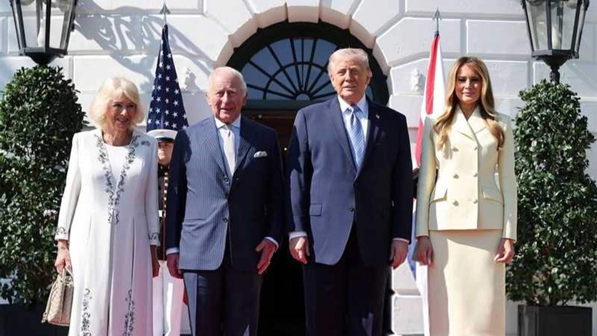 ترامب يستقبل الملك تشارلز الثالث في البيت الأبيض