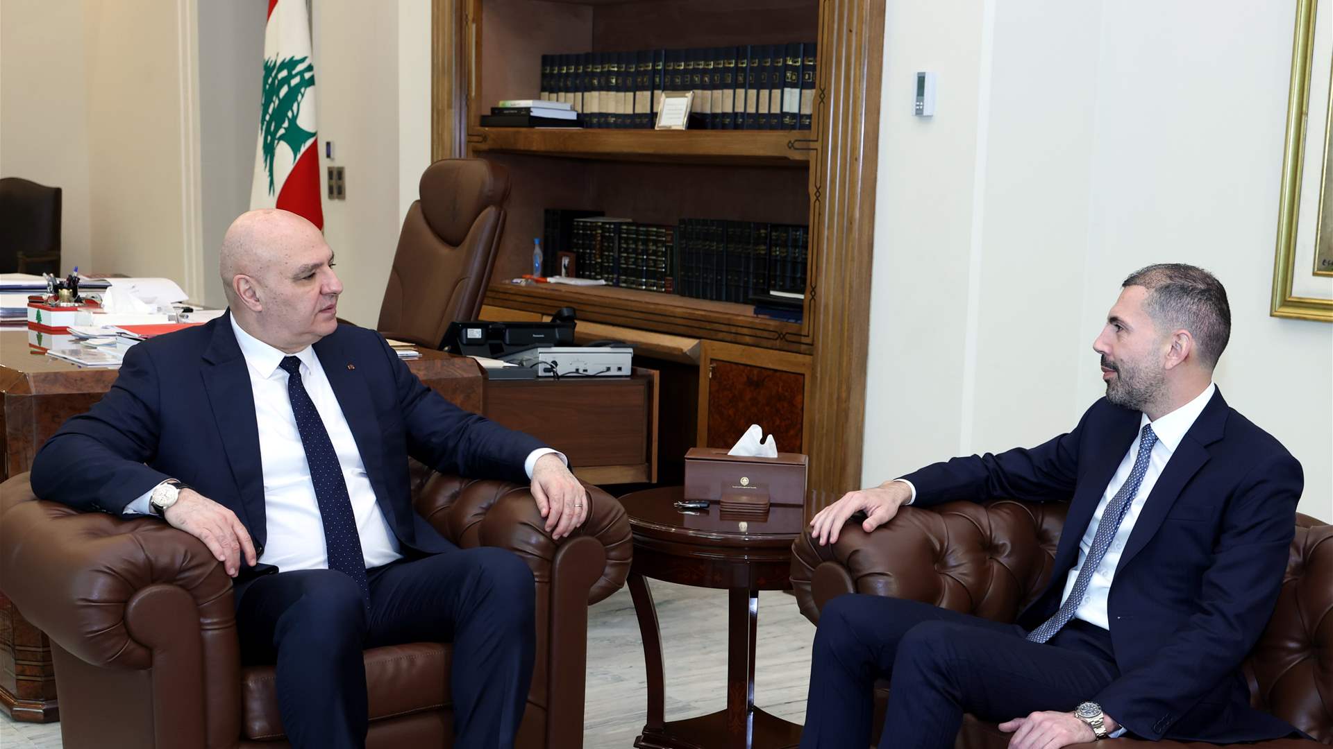 الخير من بعبدا: دعم كامل لمواقف الرئيس عون ومسار التفاوض مدخل للاستقرار