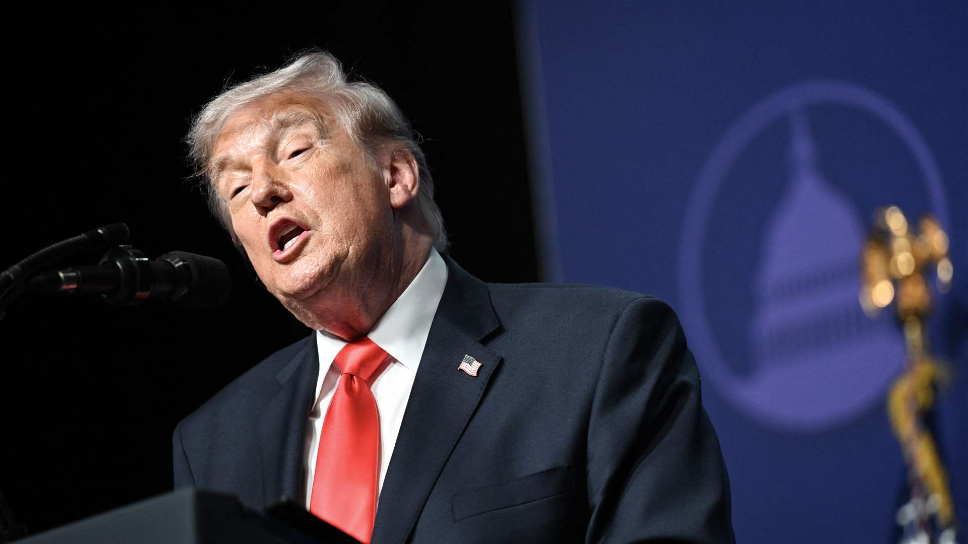 Trump says 'no damage' from Iran's Hormuz strikes, except for South Korean ship