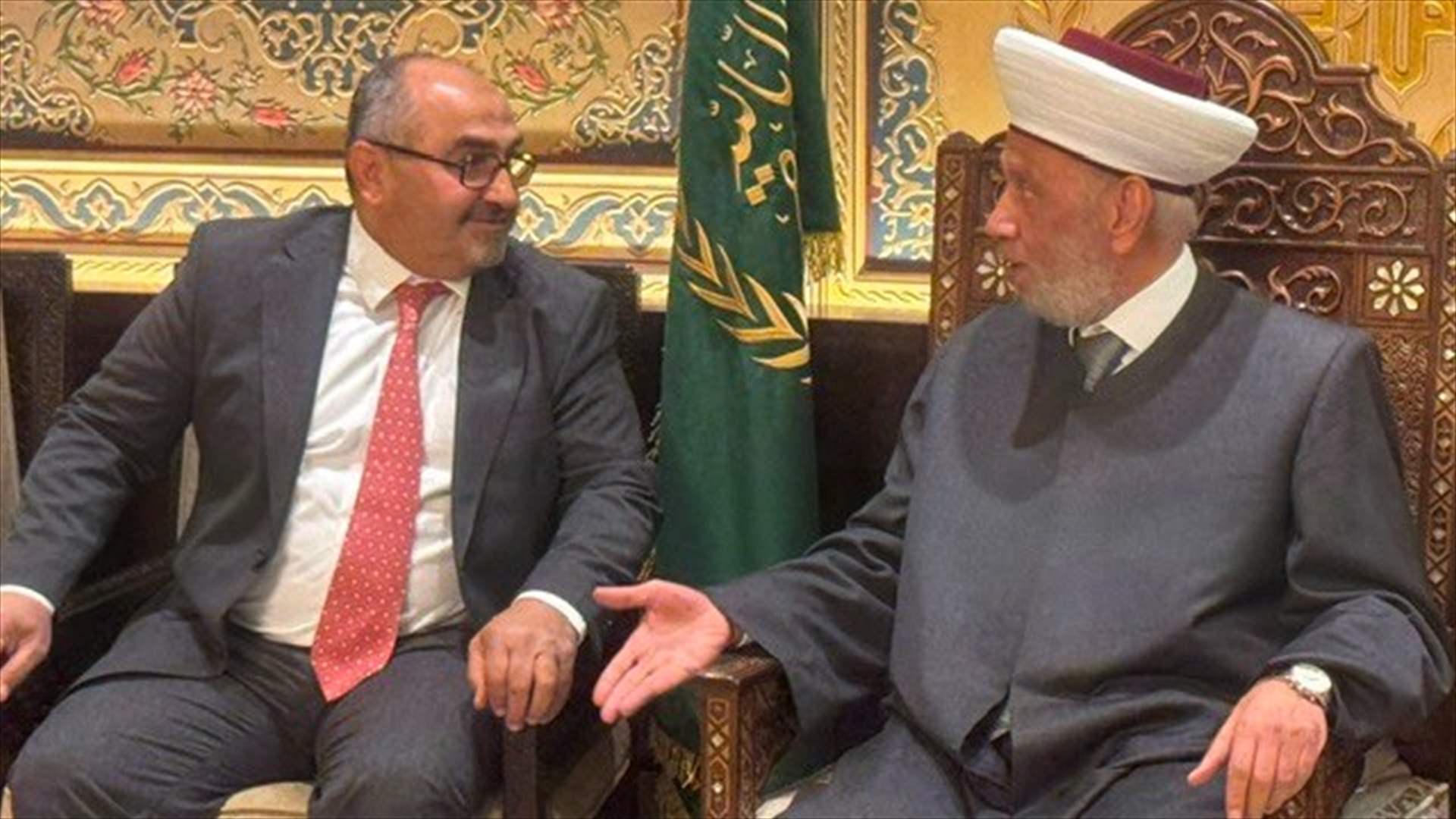 المفتي دريان بحث مع زوار دار الفتوى في ملف العفو العام والموقوفين الإسلاميين واستقبل محافظ بيروت والقاضيين الحاج ومنيمنة