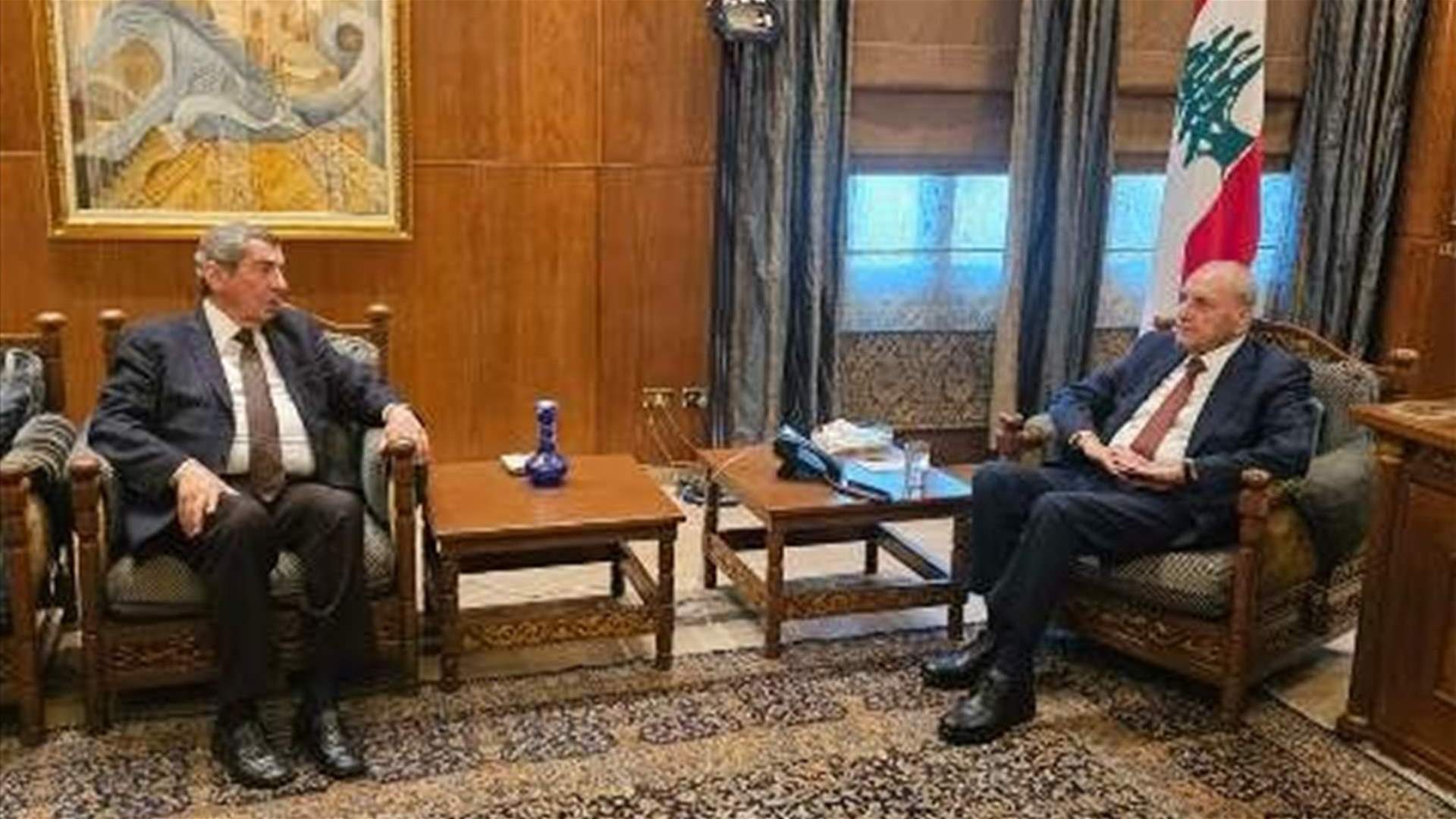 الفرزلي من عين التينة: وحدة اللبنانيين والسلم الأهلي المدخل لتحقيق كل الأهداف الوطنية