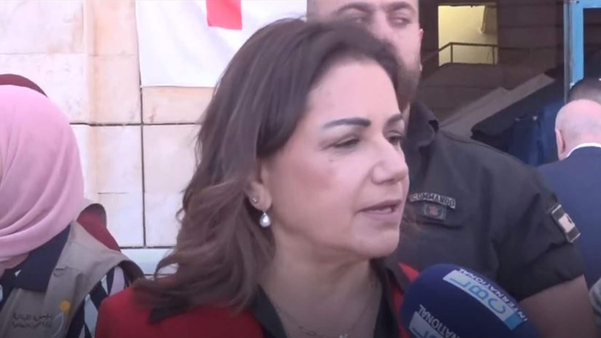 Lebanon Social Affairs Minister says Sports City shelter secured by army and equipped with essential services