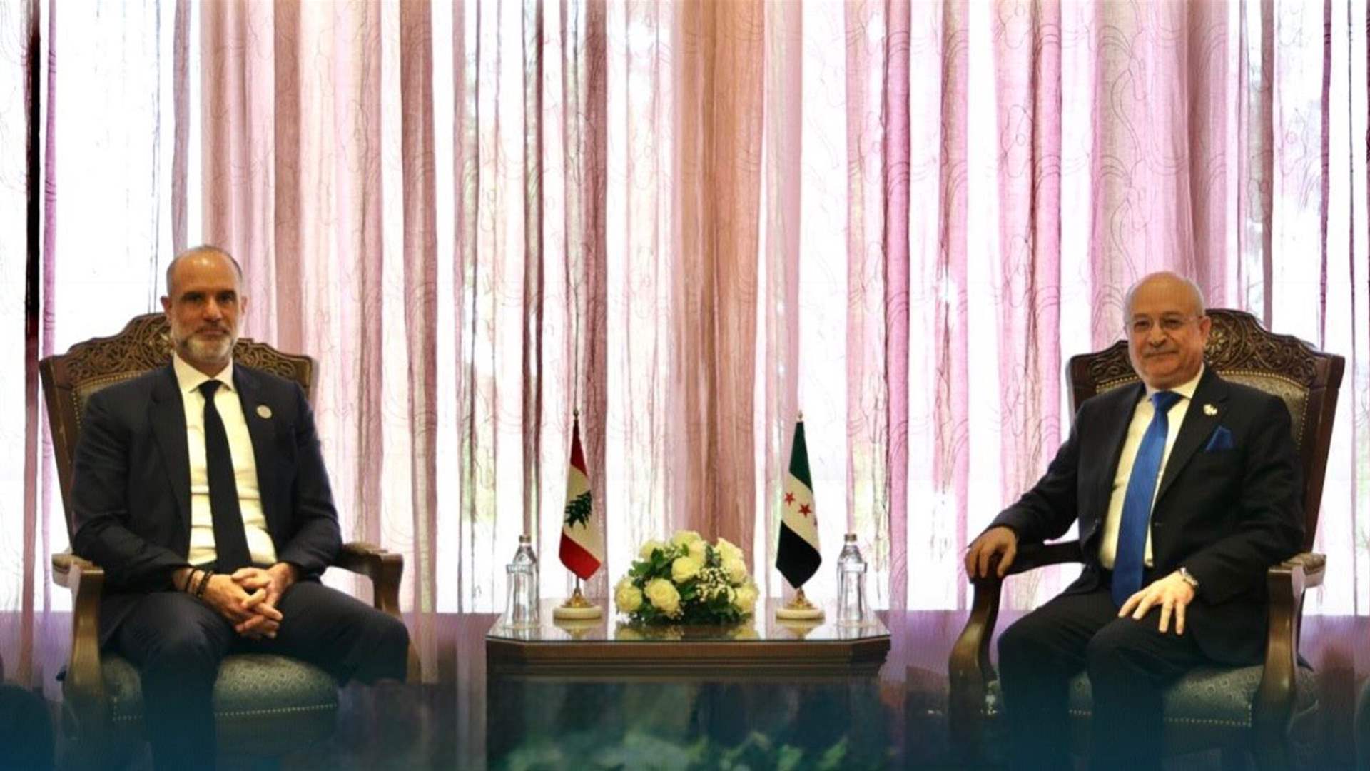 رسامني التقى نظيره السوري في دمشق وبحث معه ملفات ذات اهتمام مشترك