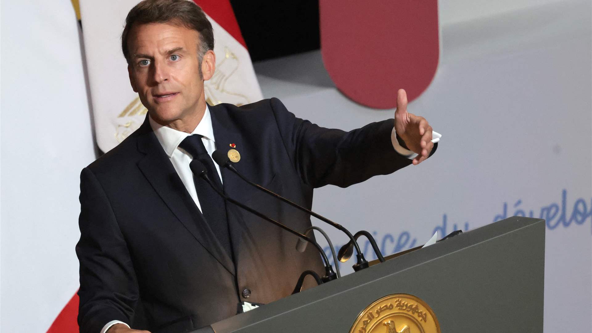 Macron says France 'never envisaged' sending warships into Strait of Hormuz