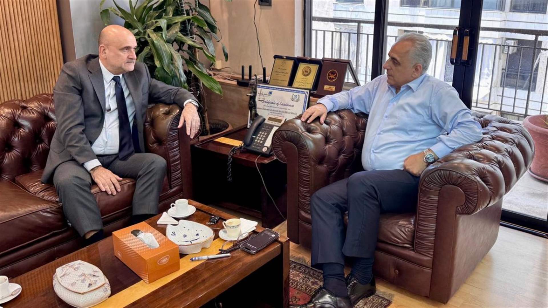 أبي رميا تابع ملفات الإستشفاء والضمان وملف مركز جبيل مع كركي
