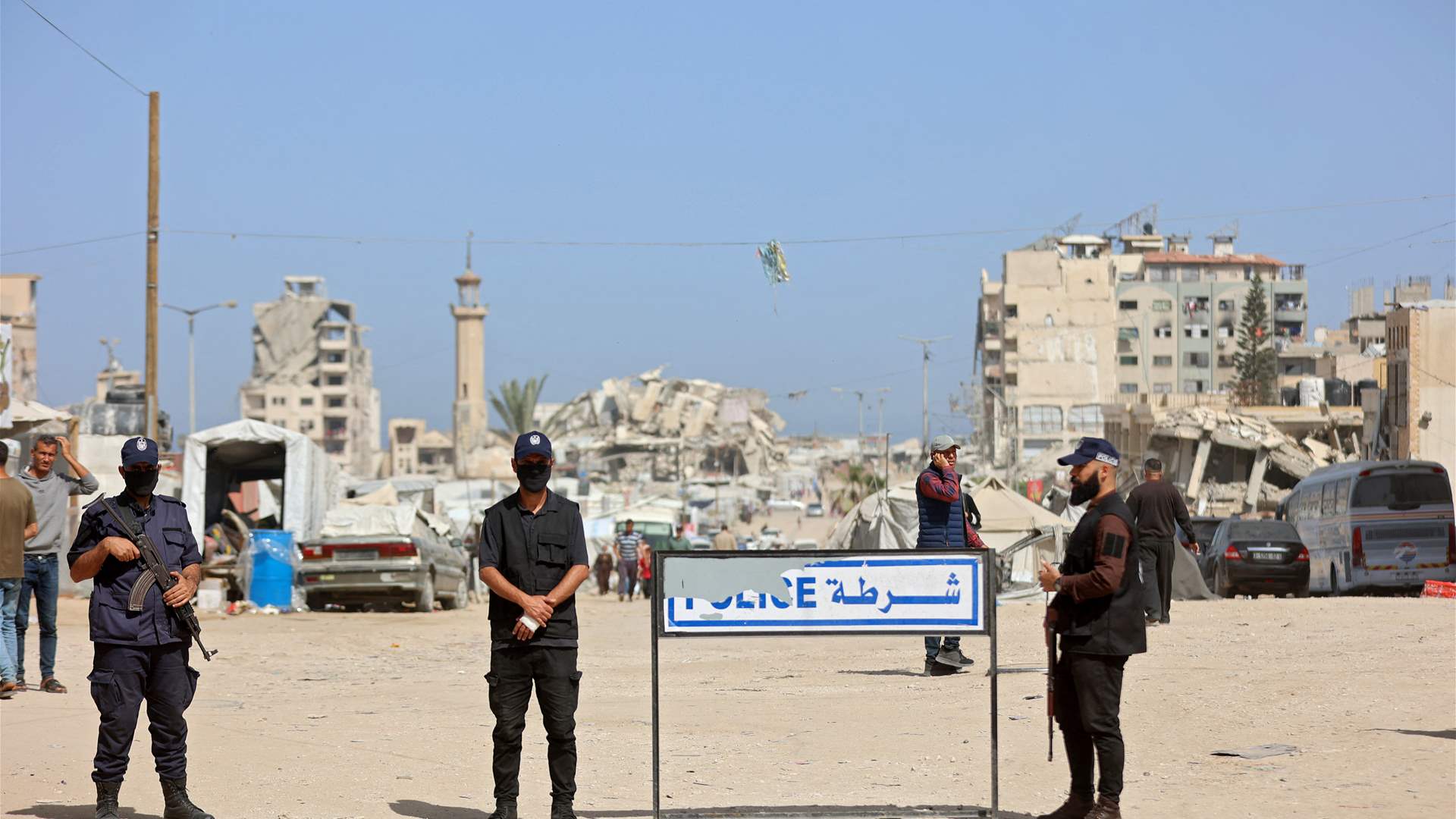 Israeli strike kills five Gaza police officers: Hospital