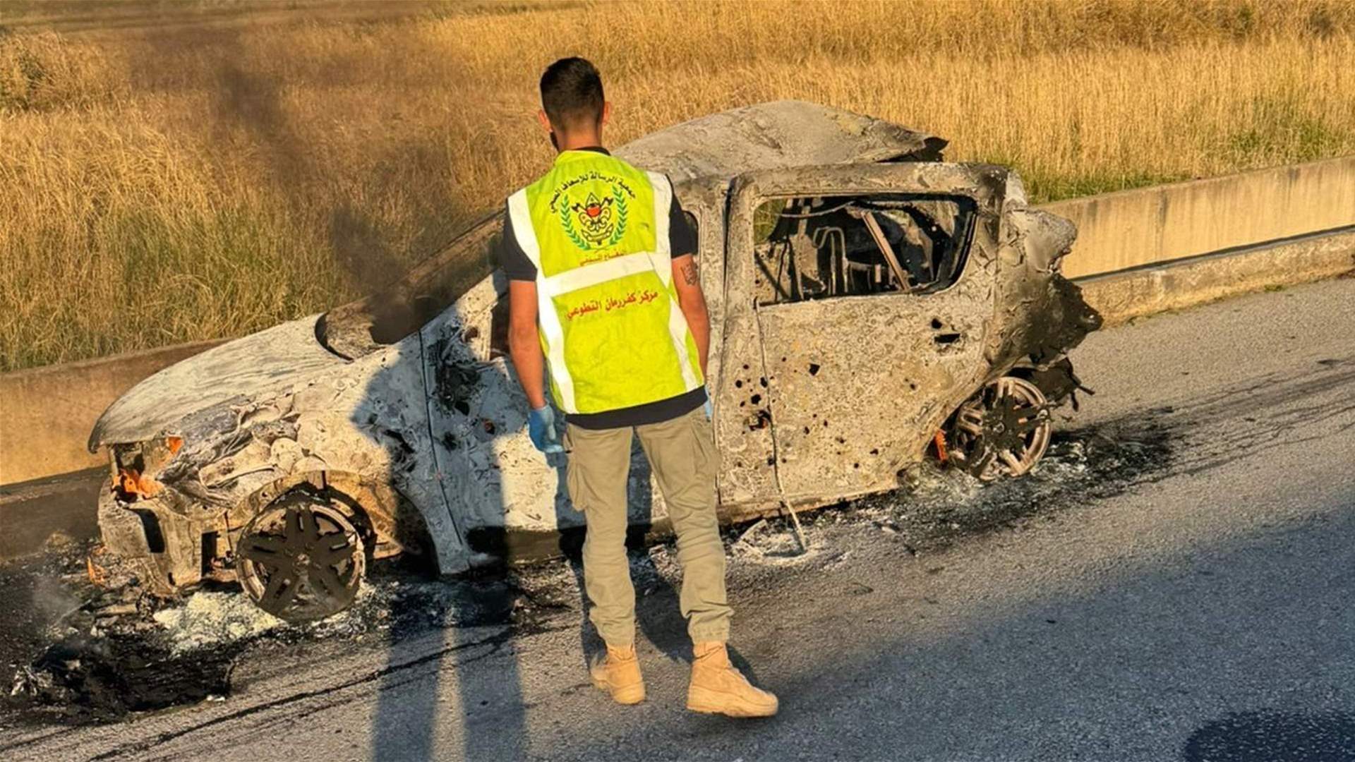 الوكالة الوطنية للإعلام: 3 شهداء في 3 غارات على اوتوستراد كفررمان -الجرمق