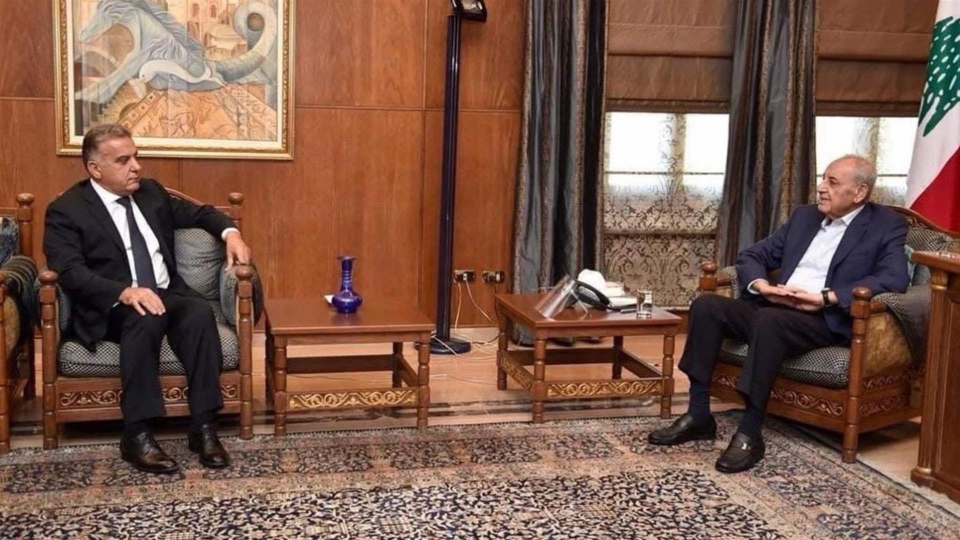 بري عرض الأوضاع مع ابراهيم