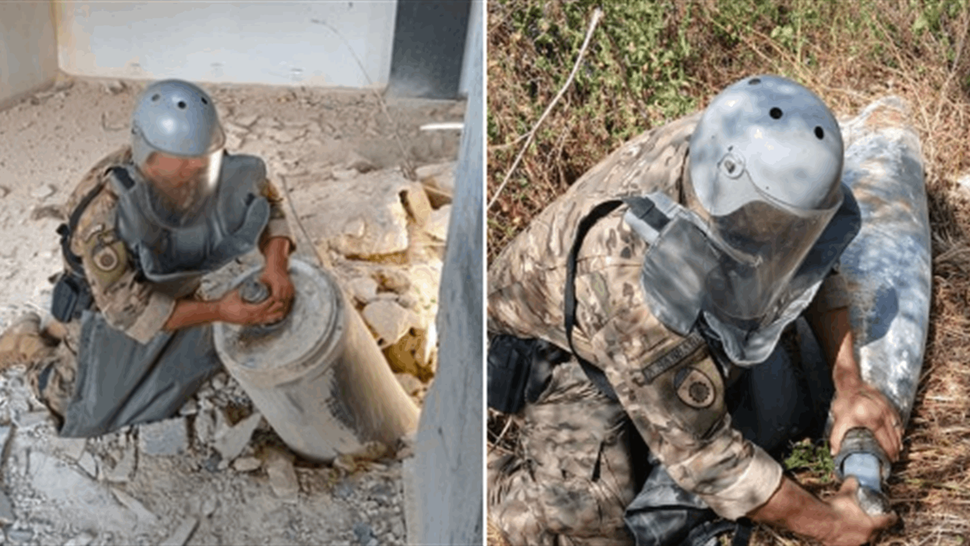 Lebanese army says it dismantled two unexploded bombs in south Lebanon