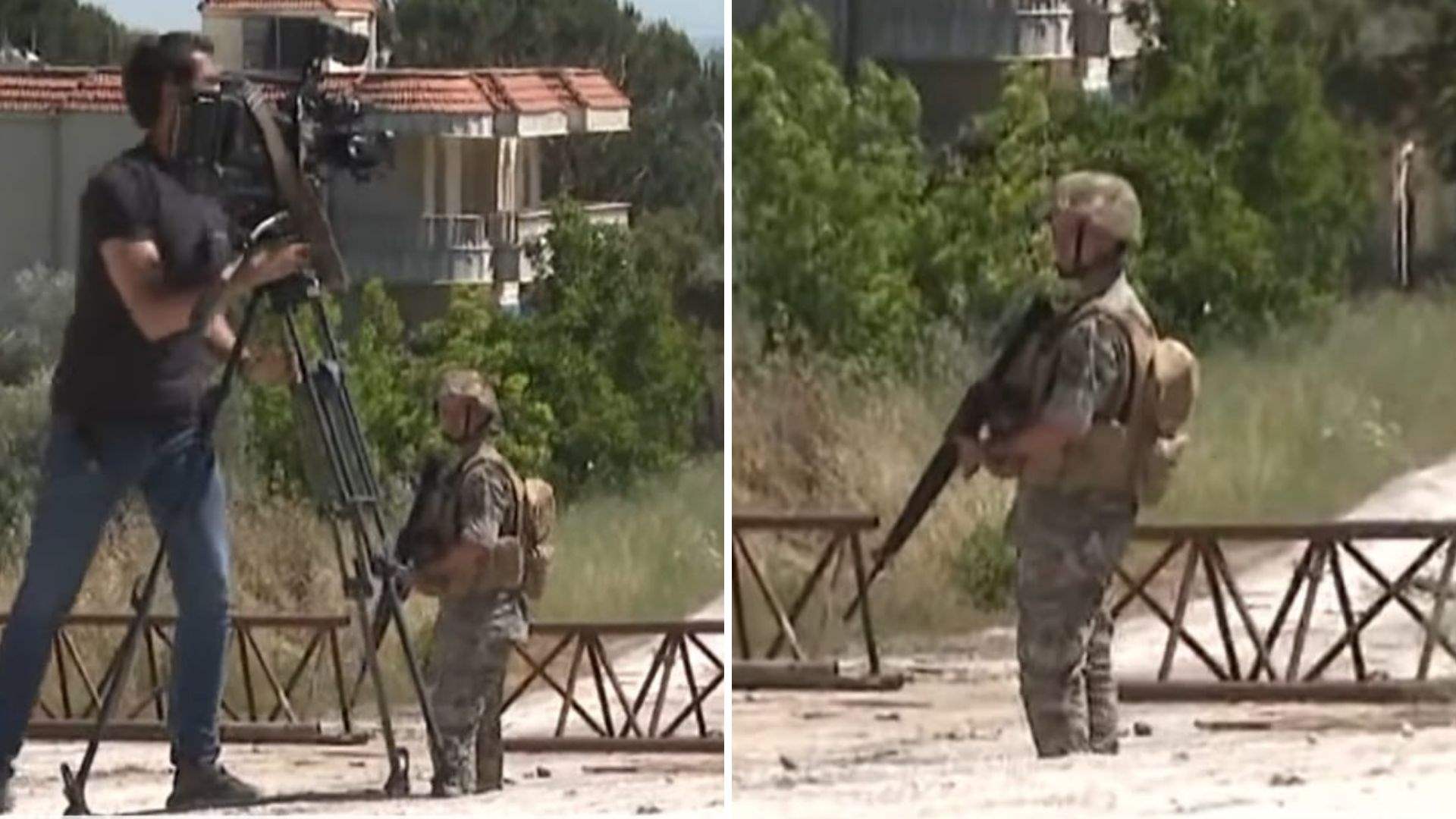 Lebanese forces reopen Dibbine road as Israeli troops withdraw from area