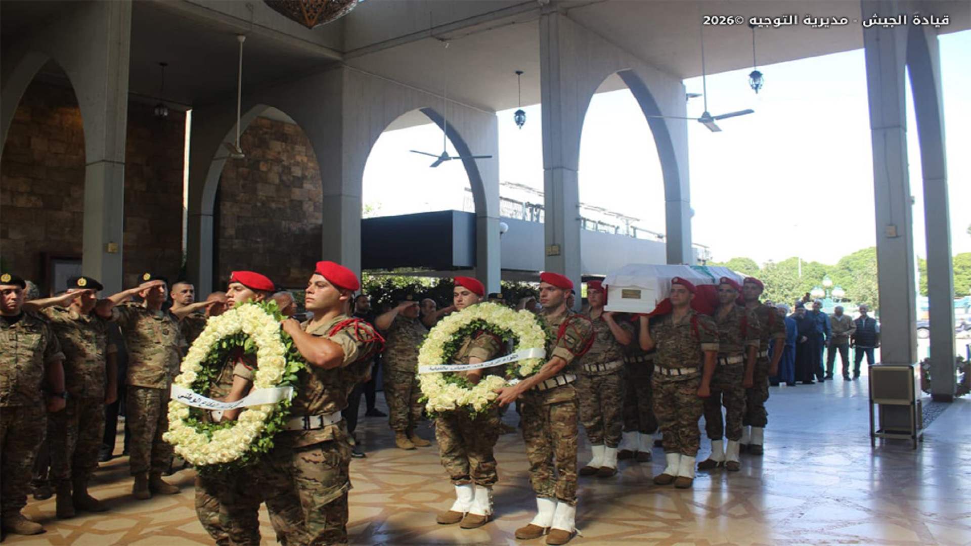 قيادة الجيش شيّعت العميد الشهيد وسام صبره (صور)