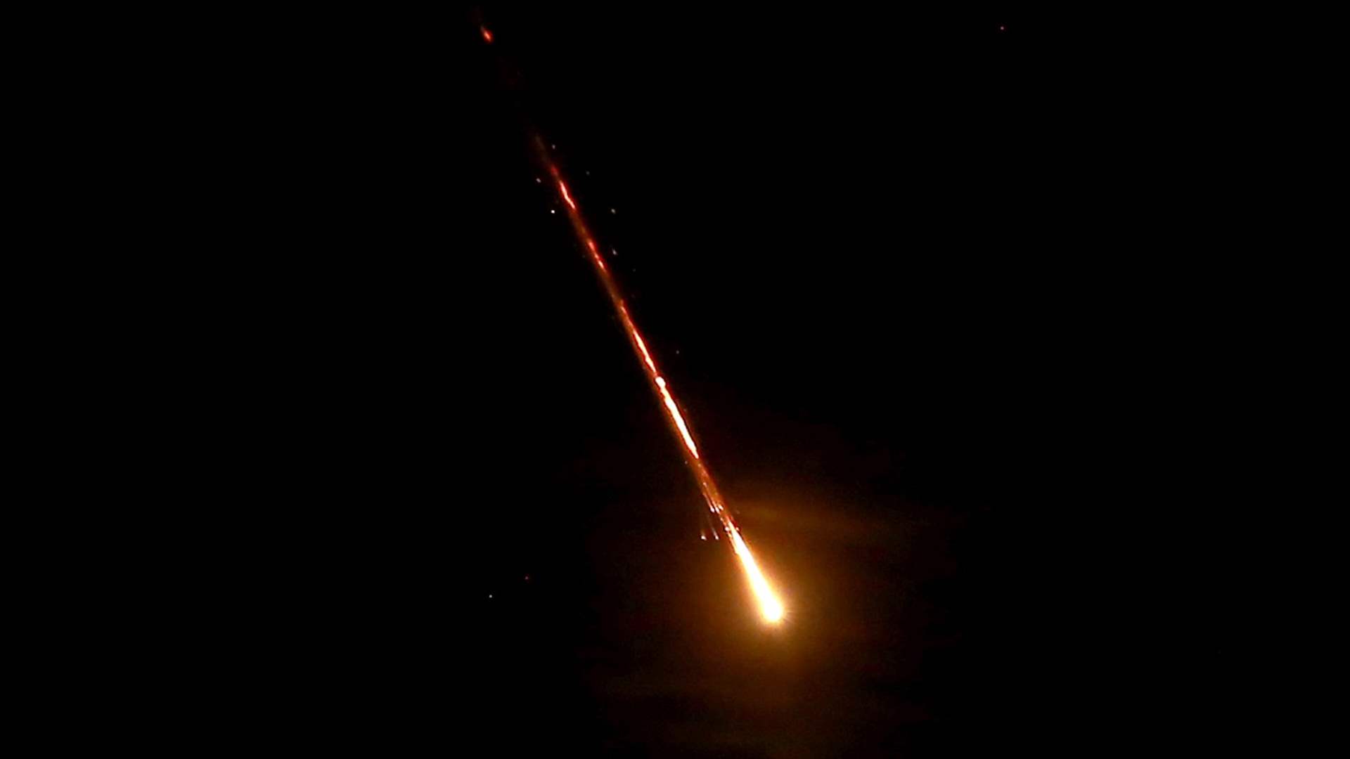 Israel army says territory being targeted by Iranian missiles