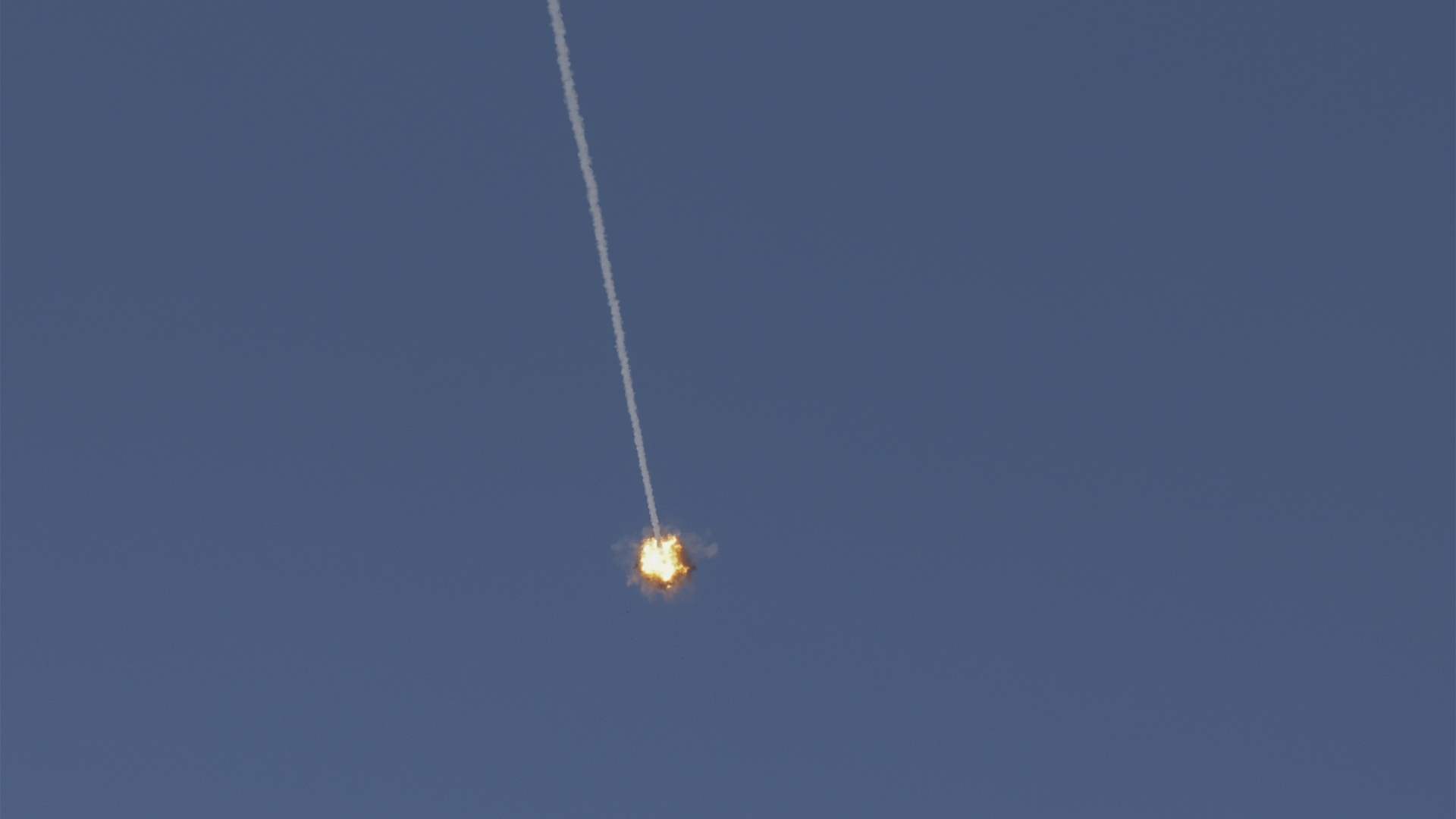 Israeli army intercepts three projectiles fired from Lebanon: AFP journalist
