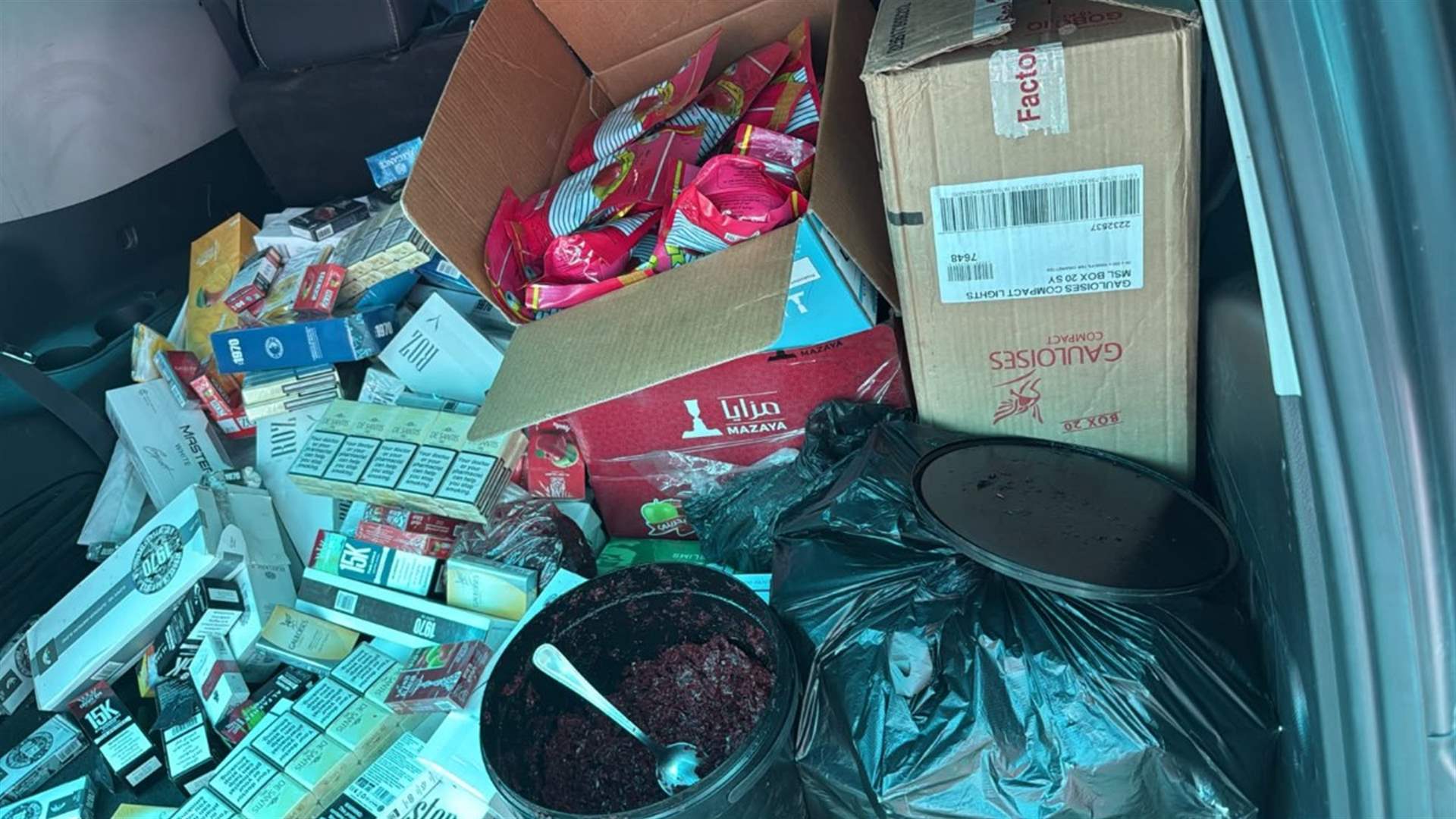 "الريجي": ضبط مصنوعات تبغية مهرّبة ومزوّرة في برج حمود والنبعة والسبتية والدورة