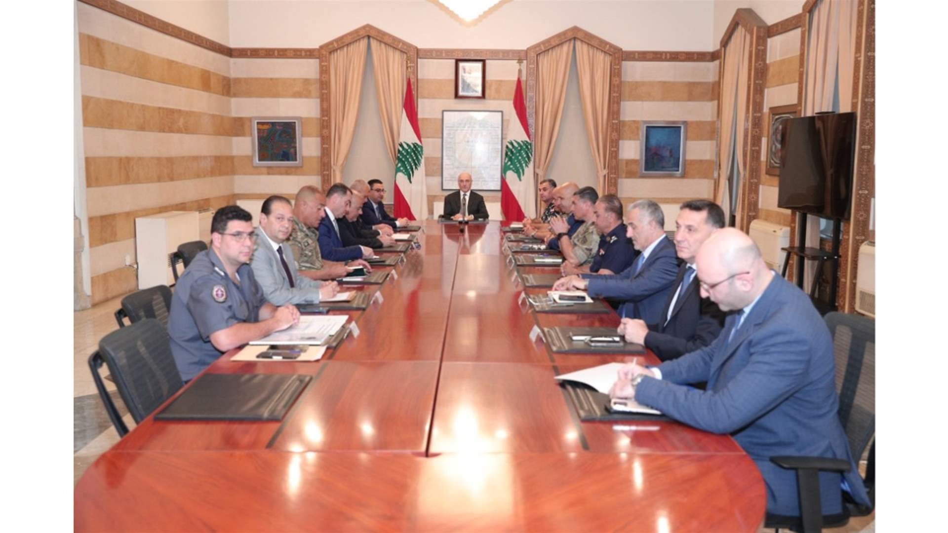 الوزير الحجار ترأس اجتماع مجلس الأمن الداخلي المركزي للبحث في الأوضاع الأمنية في البلاد