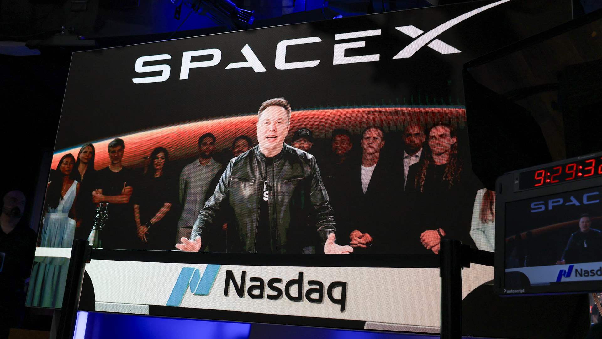 Elon Musk vows to reach Mars as SpaceX makes historic Wall Street debut