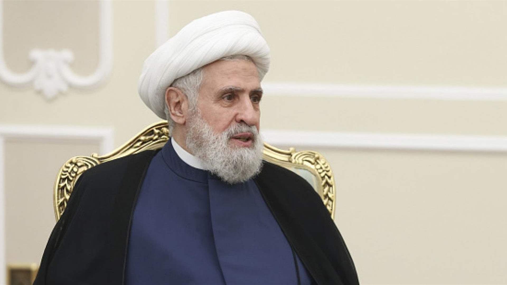 Hezbollah's Naim Qassem thanks Iran for support in securing halt to fighting in Lebanon