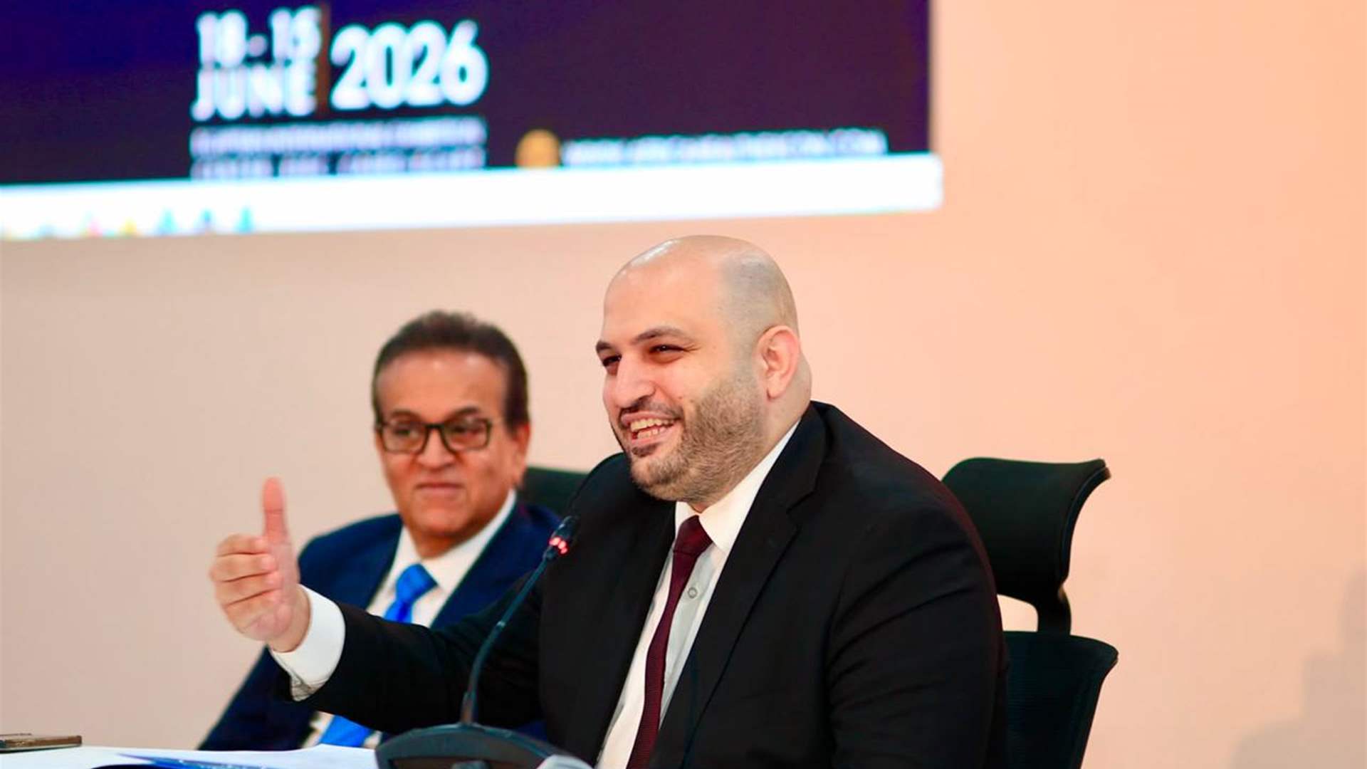 سلسلة لقاءات لوزير الصحة في القاهرة لبحث سبل تطوير القطاع الصحيّ في لبنان