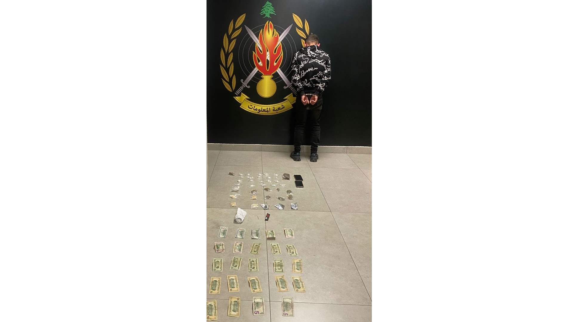شعبة المعلومات توقف مروّج مخدّرات في مناطق جبل لبنان 