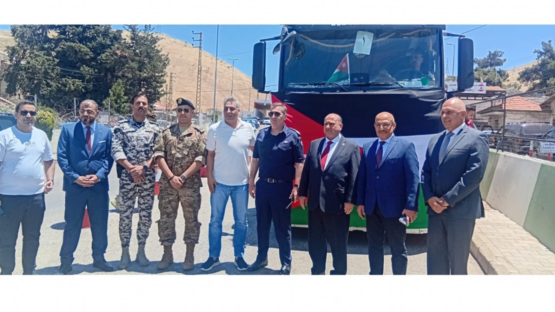 لبنان تسلم الدفعة السادسة من المساعدات الاغاثية الاردنية