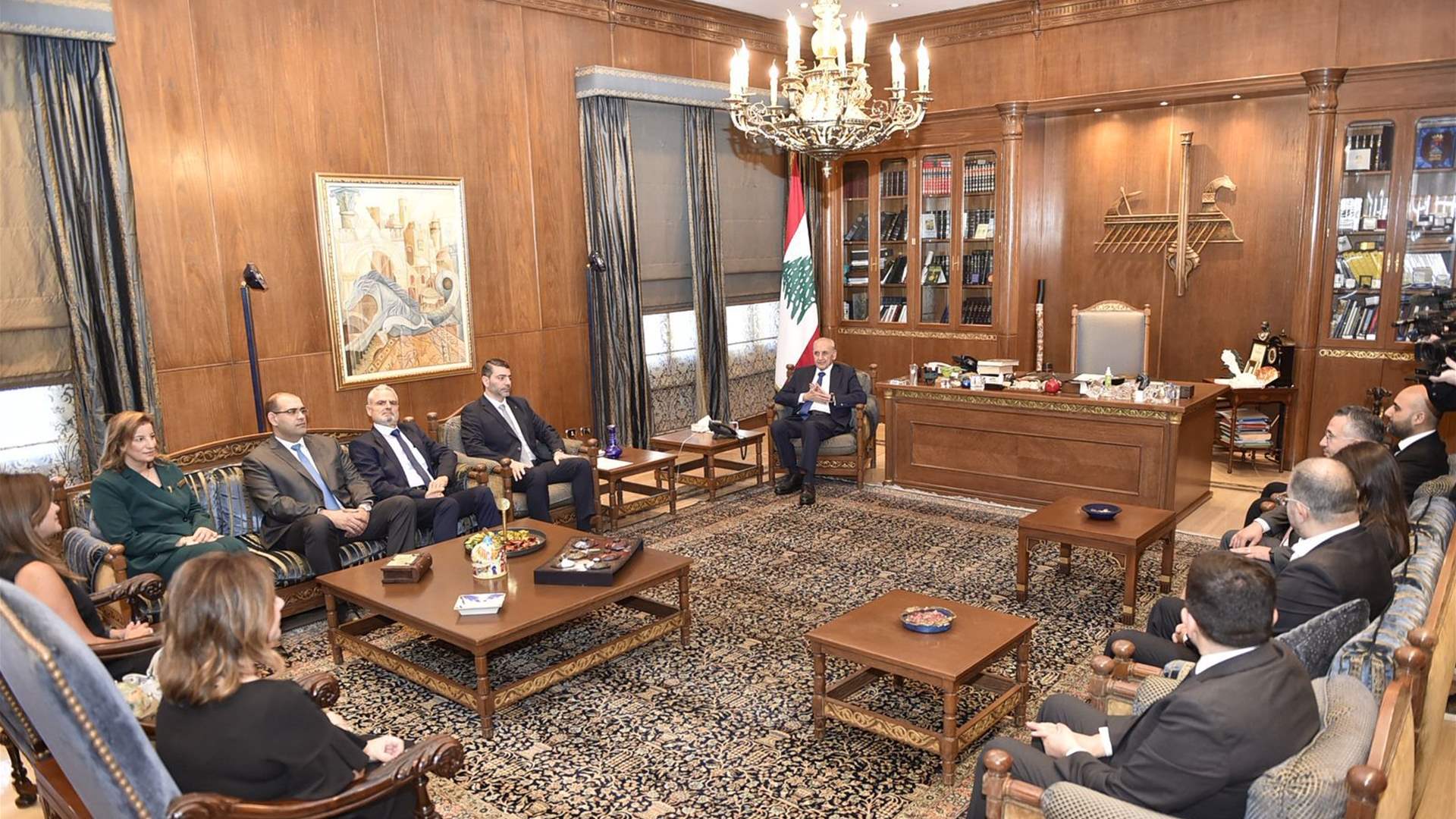 مرقباوي ووفد من النقابة زار الرئيس بري وبحث معه دعم حقوق الصيادلة