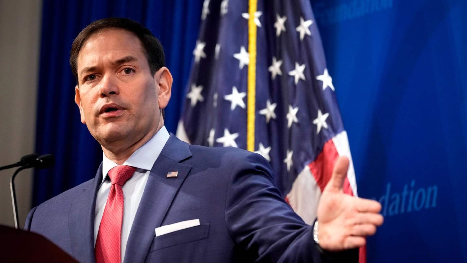 Rubio says international law prohibits imposing fees on global waterways