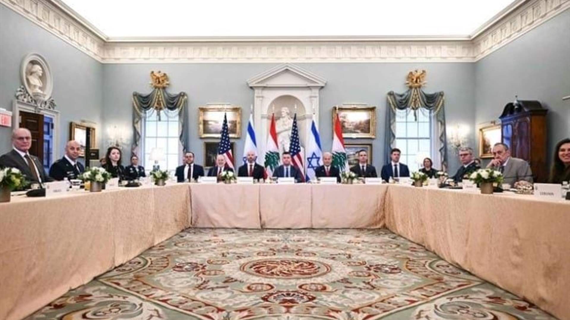 المحادثات بين لبنان وإسرائيل في واشنطن ستتواصل