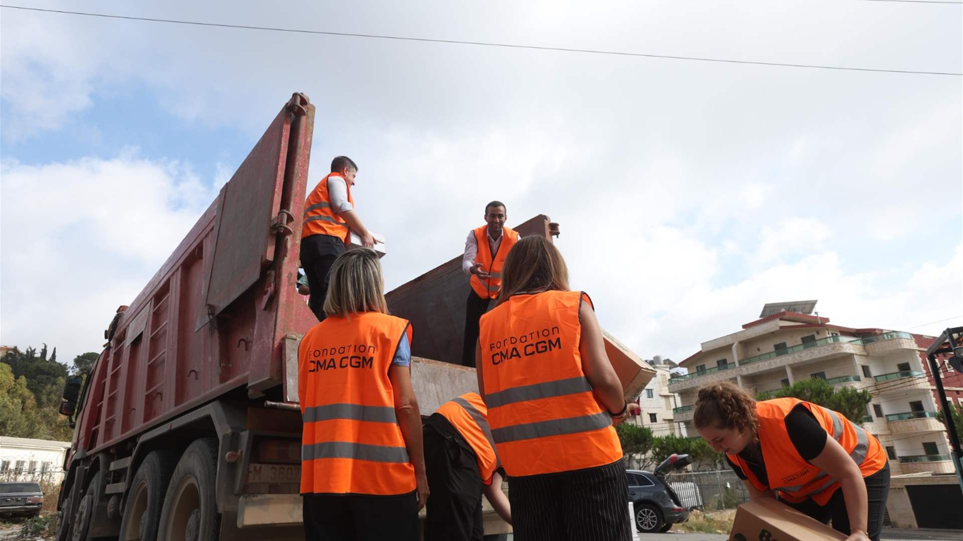 قافلة مساعدات إنسانية ثانية إلى الجنوب بدعم من Fondation CMA CGM وL’Œuvre d’Orient