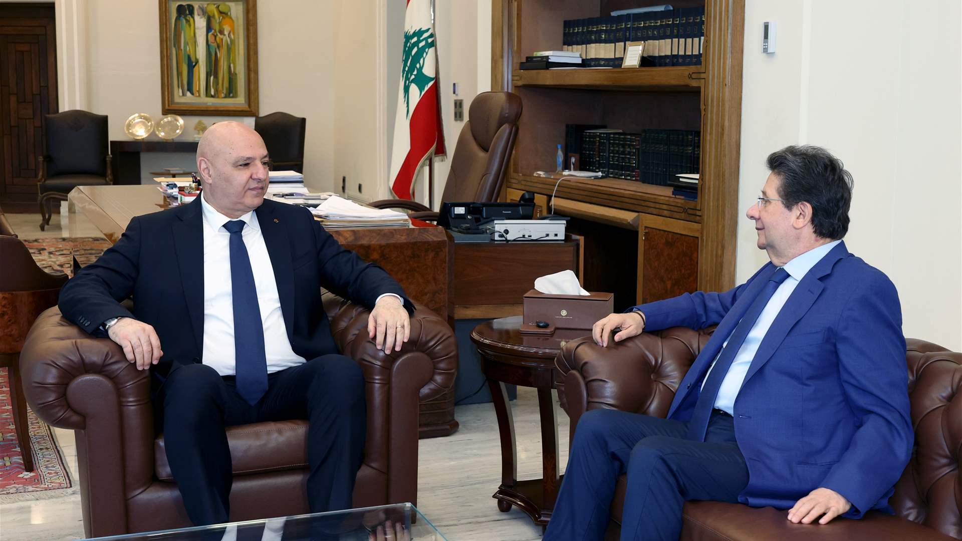 الرئيس عون أطلع كنعان على مجريات المسار التفاوضي في واشنطن وأهدافه وخلفياته