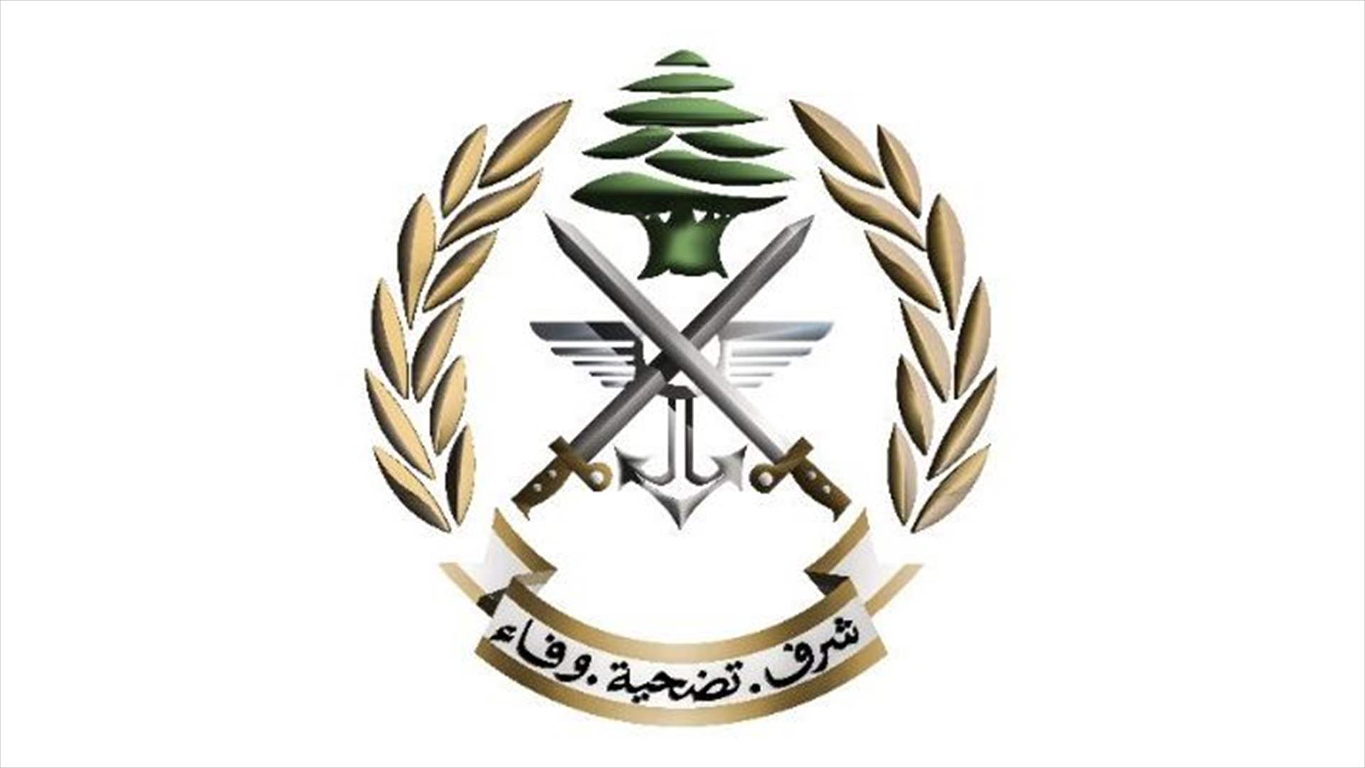 الجيش: توقيف مواطن لتعرُّضه لأحد العسكريين في بلدة دبّين - مرجعيون