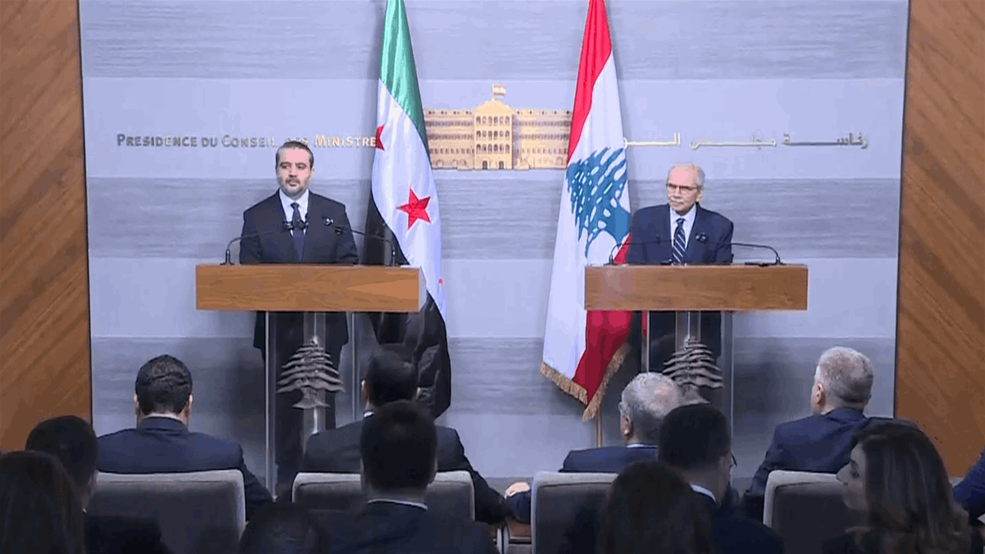 لبنان وسوريا يفعّلان التعاون المشترك... والشيباني: نرفض الاعتداءات الإسرائيلية على لبنان