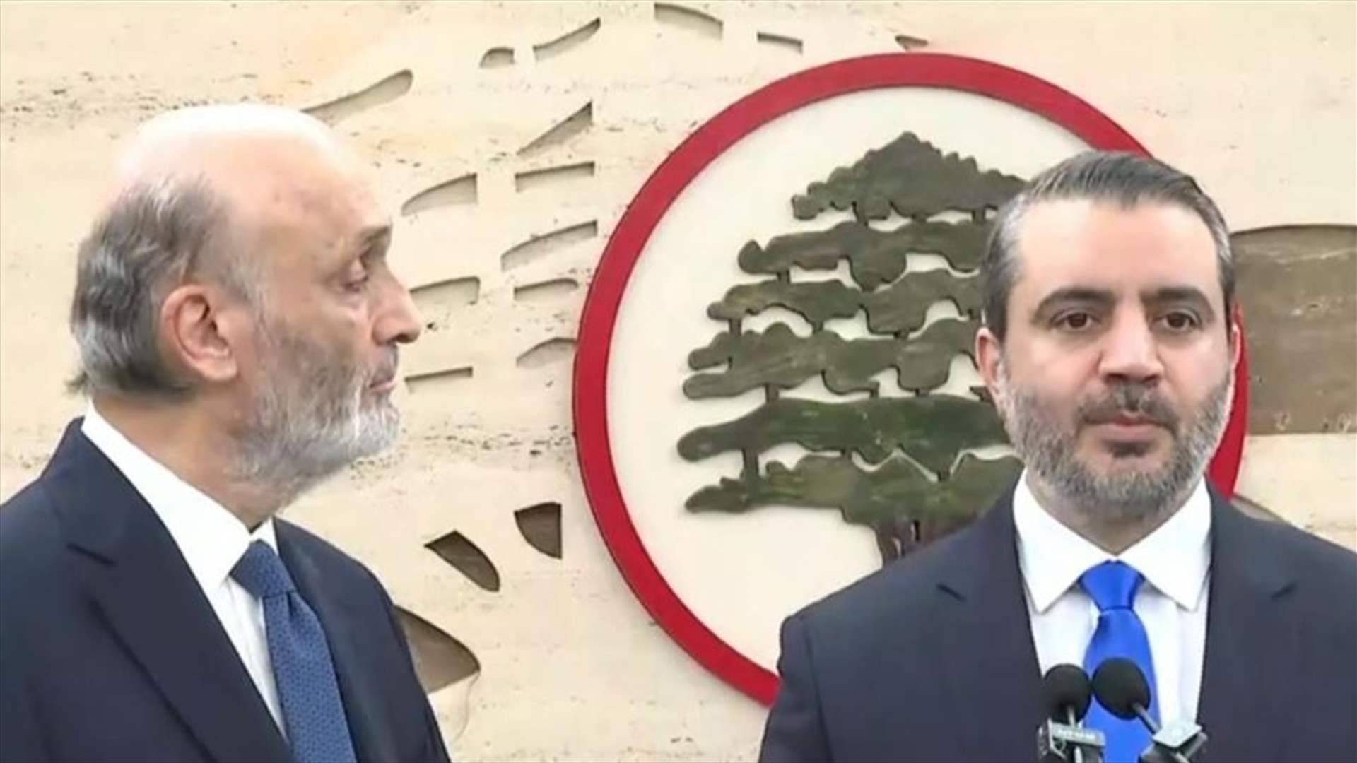 الشيباني من معراب: نتطلّع إلى تطوير العلاقة بين سوريا وبيروت جعجع: ما يحصل بشأن تفسير اتفاق الإطار غش للرأي العام