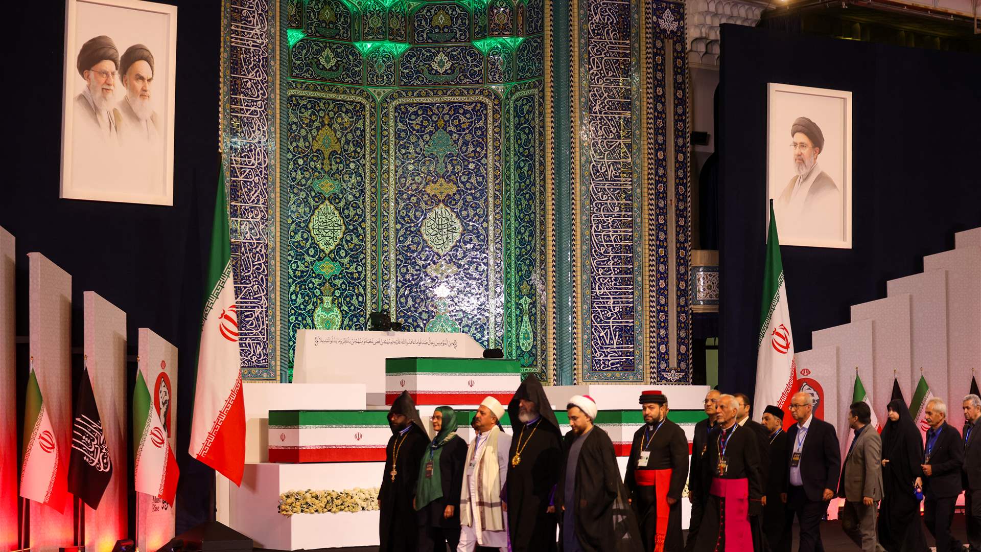 Hundreds gather at Khamenei funeral venue ahead of opening Saturday: AFP