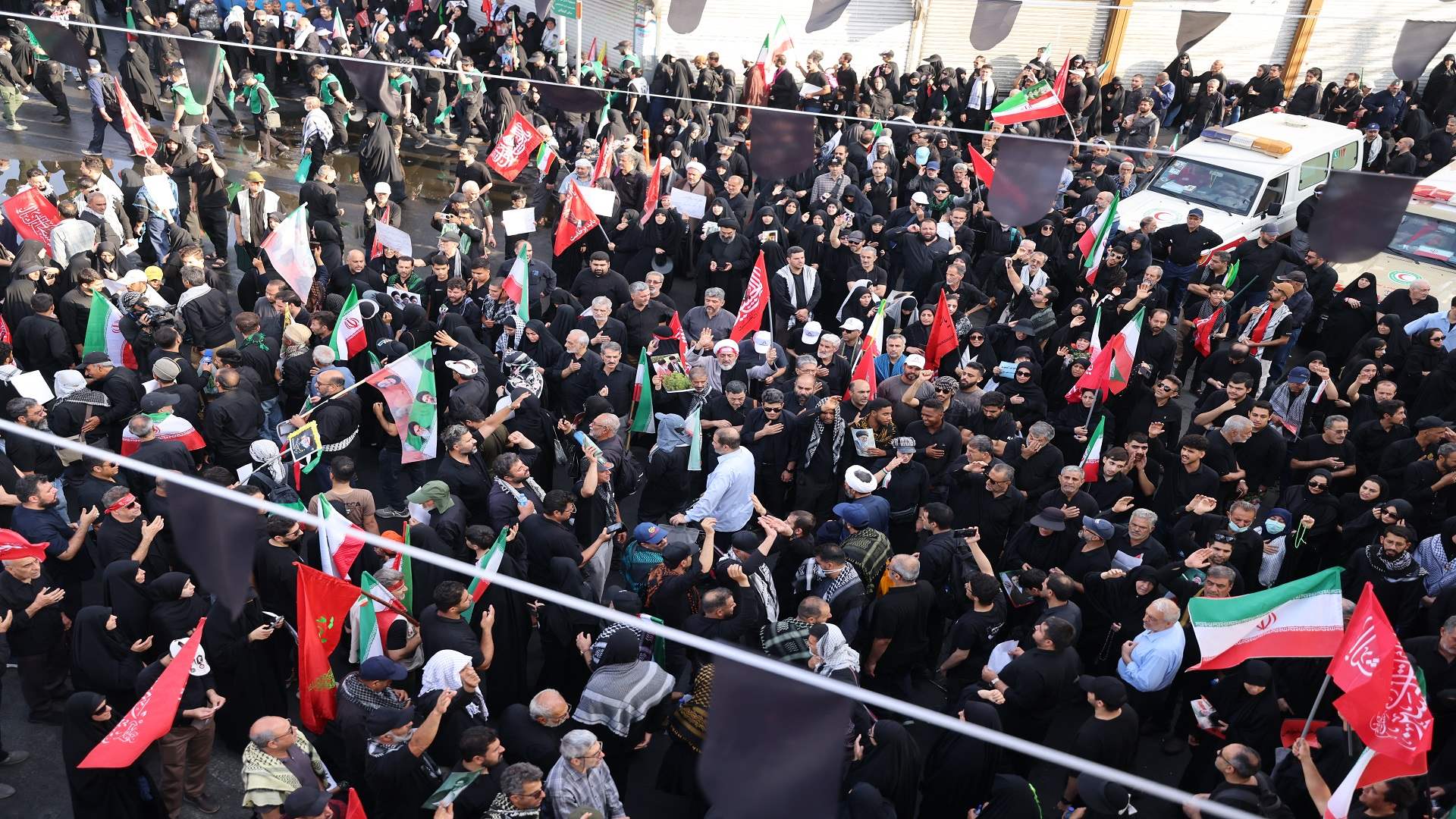 انطلاق موكب جنازة خامنئي في طهران