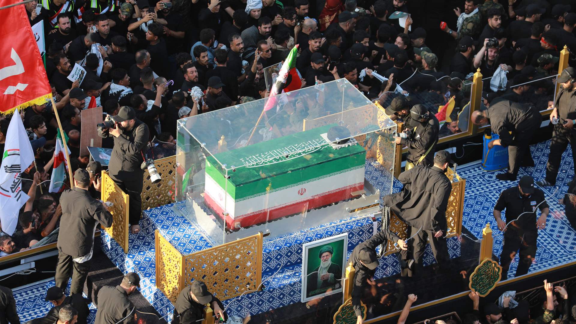 Iraq's holy cities host funeral processions for Khamenei