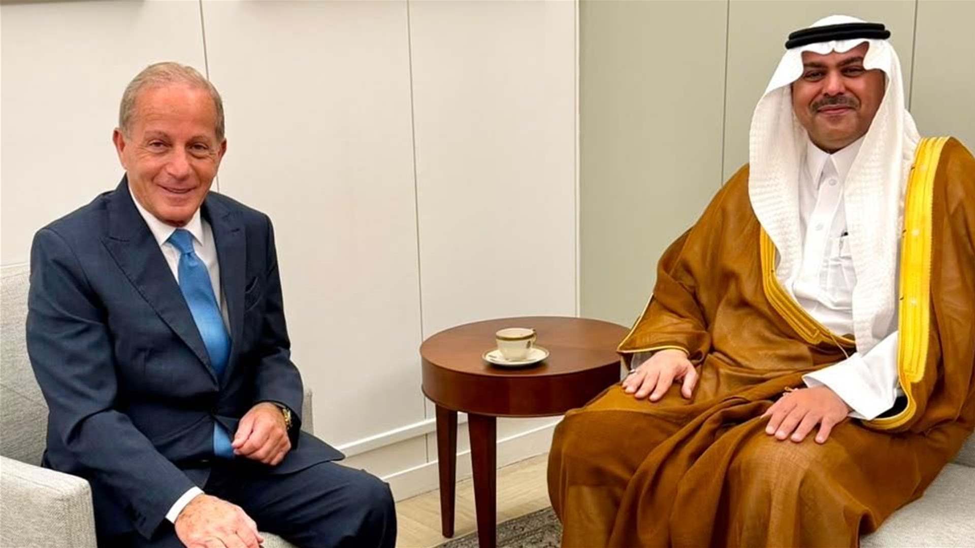 لقاء بين السفير السعودي والسفير الأميركي... وهذا ما جرى بحثه