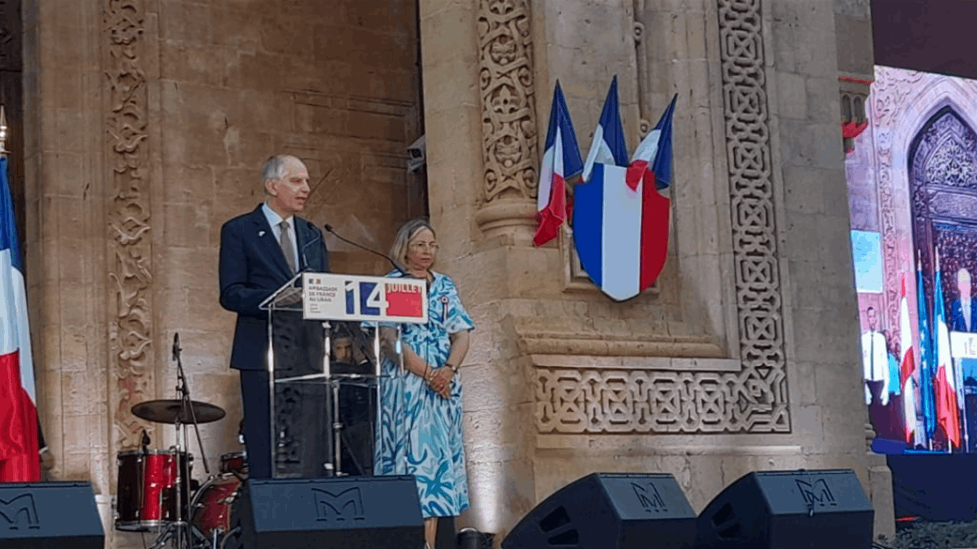 ماغرو في حفلة استقبال في العيد الوطنيّ الفرنسيّ: السلطات اللبنانية اختارت طريقًا للخروج من الحرب وليس أمامنا سوى دعمها