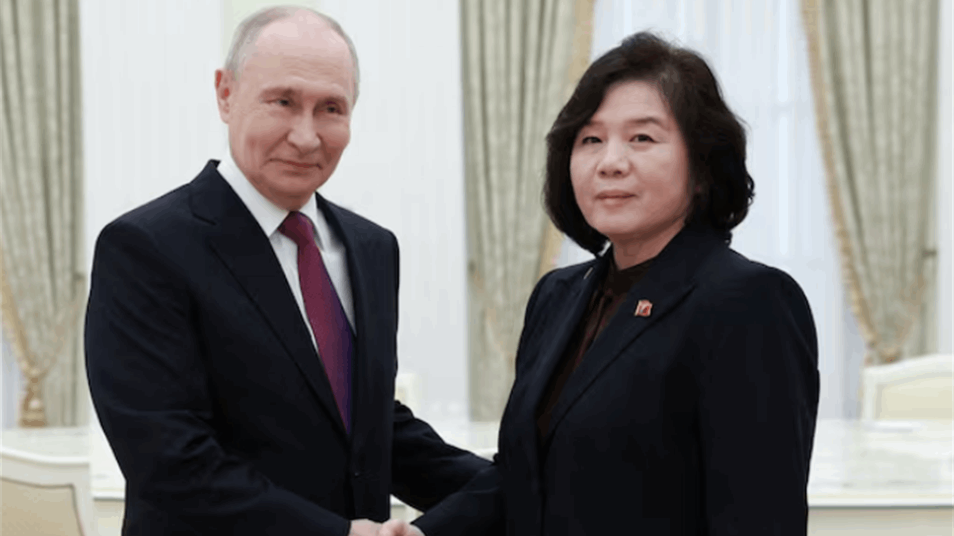 Russia's Putin meets North Korea's top diplomat in Kremlin