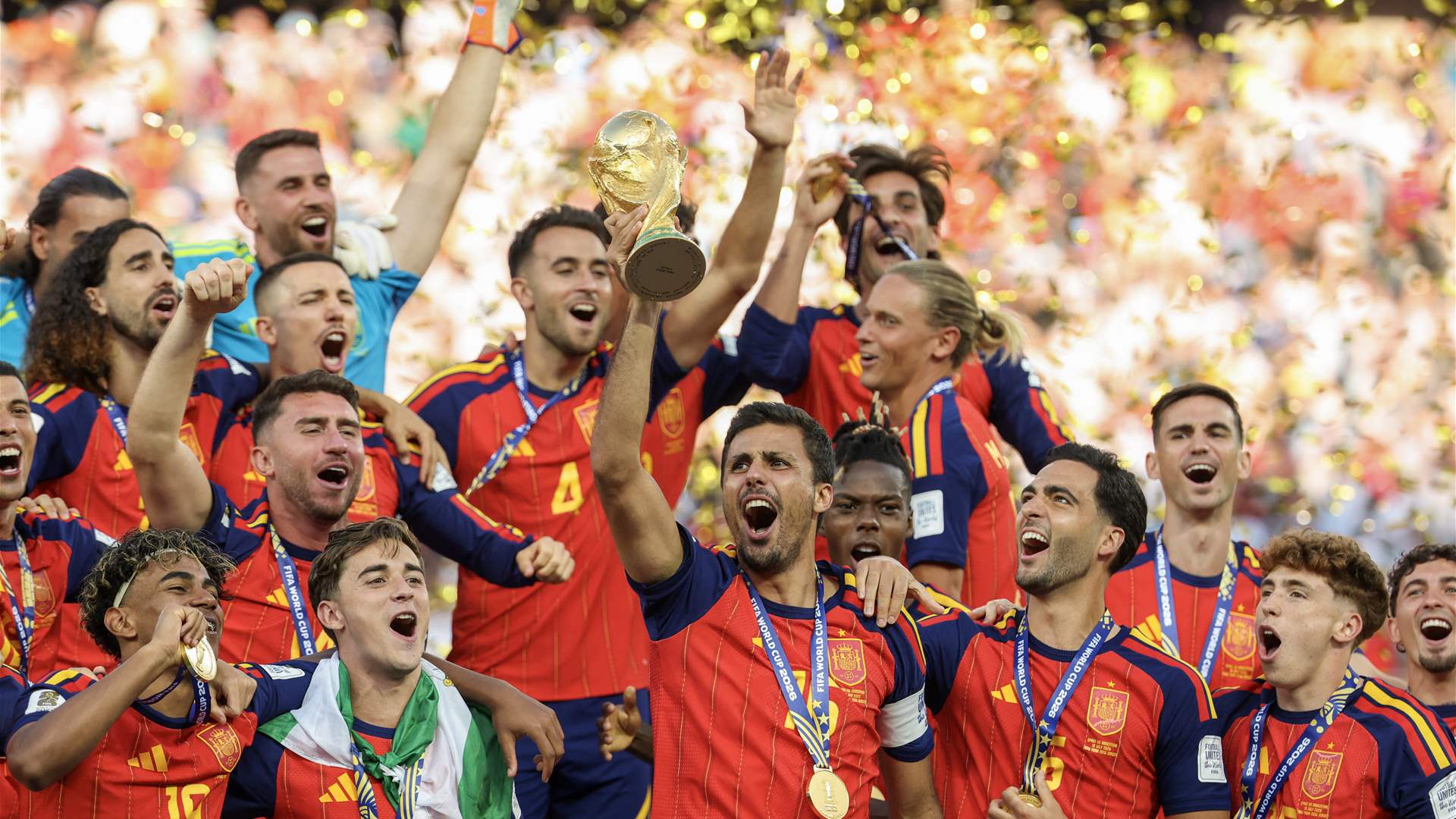 Plane carrying Spain's World Cup winning team lands in Madrid: AFP 