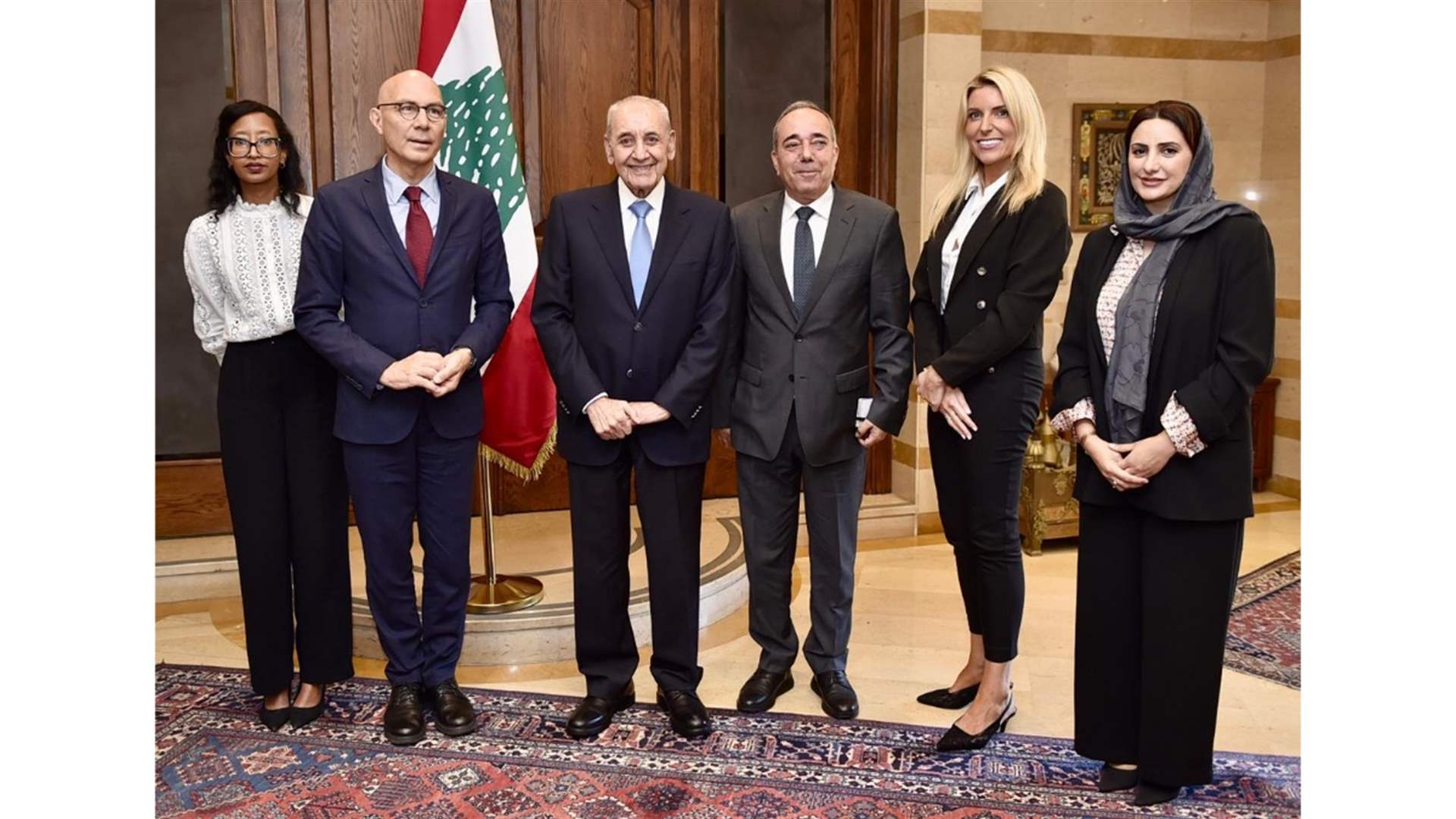 الرئيس بري تابع الاوضاع مع مفوض الأمم المتحدة السامي لحقوق الإنسان واستقبل سفيرة السويد ورئيس هيئة التفتيش القضائي