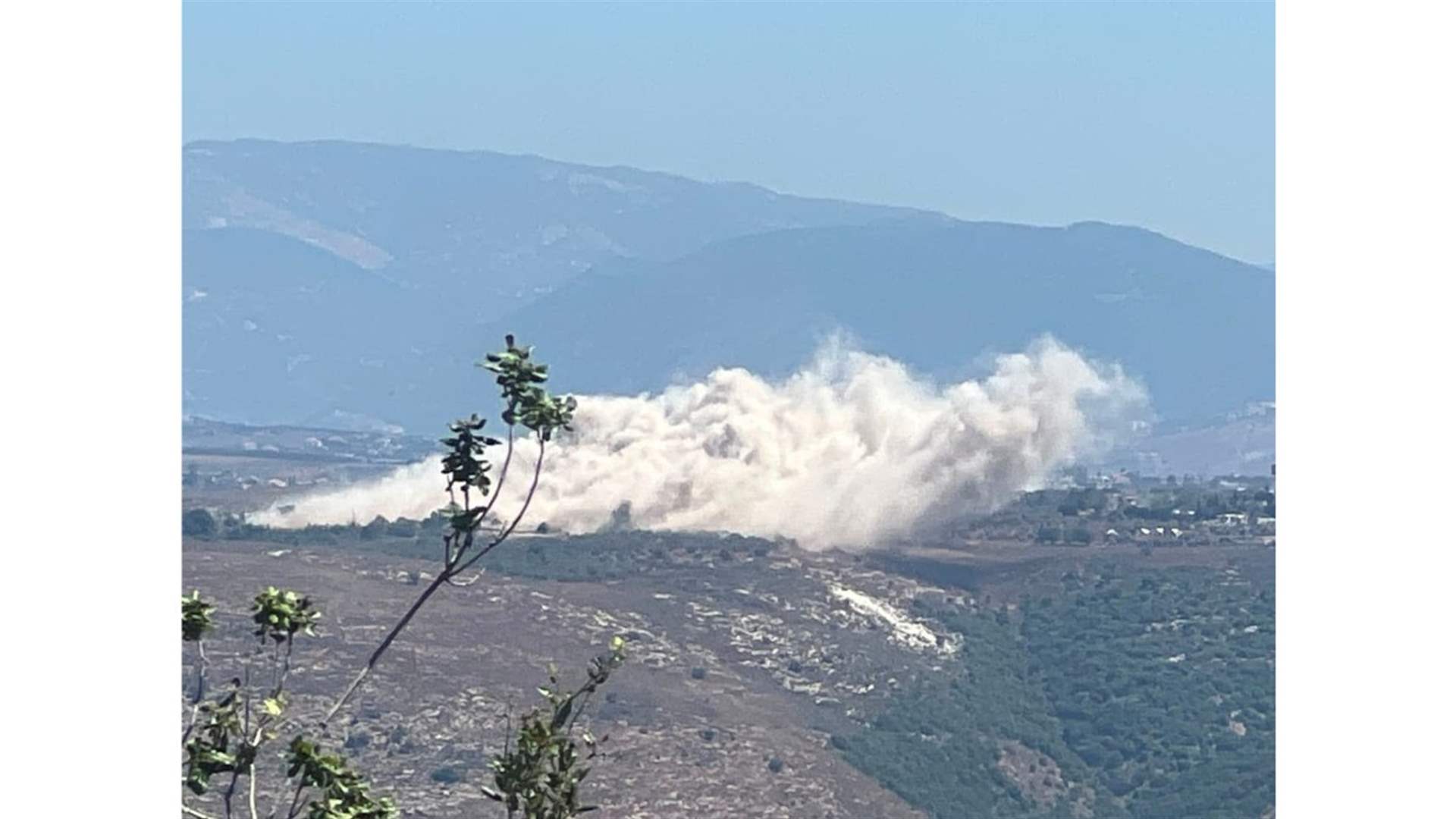 الوكالة الوطنية للاعلام: تفجير كبير نفذه الجيش الاسرائيلي في قرية القصير قضاء مرجعيون