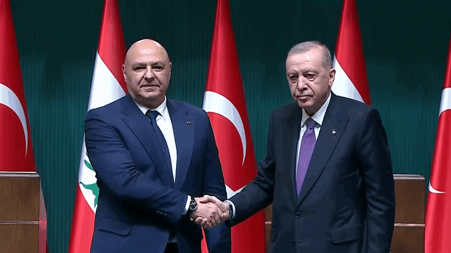 عون من أنقرة: متمسكون باستعادة سيادة الدولة... وأردوغان: لبنان في مقدمة الدول التي ستستفيد من استقرار المنطقة