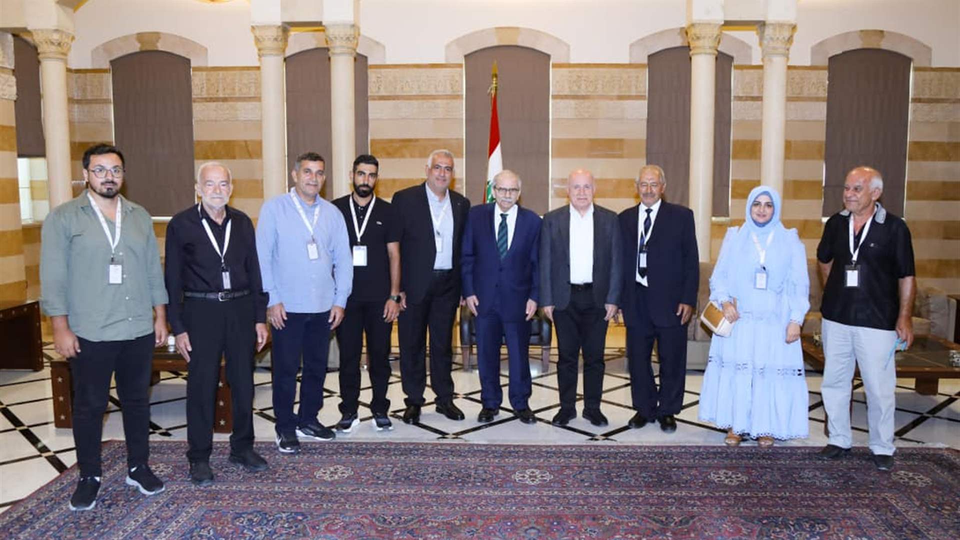 سلام لوفد بلدية فرون: نعمل على تثبيت الأهالي في أرضهم وتأمين مقومات العيش