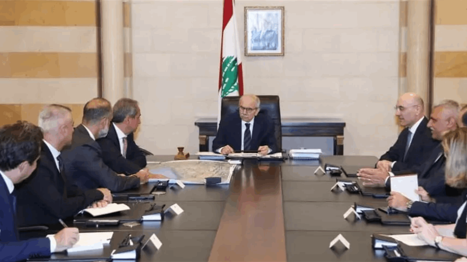 رئيس الحكومة ترأس اجتماعا تابع التحضيرات المتعلقة بعبور النفط الخام والمشتقات النفطية العراقية عبر لبنان