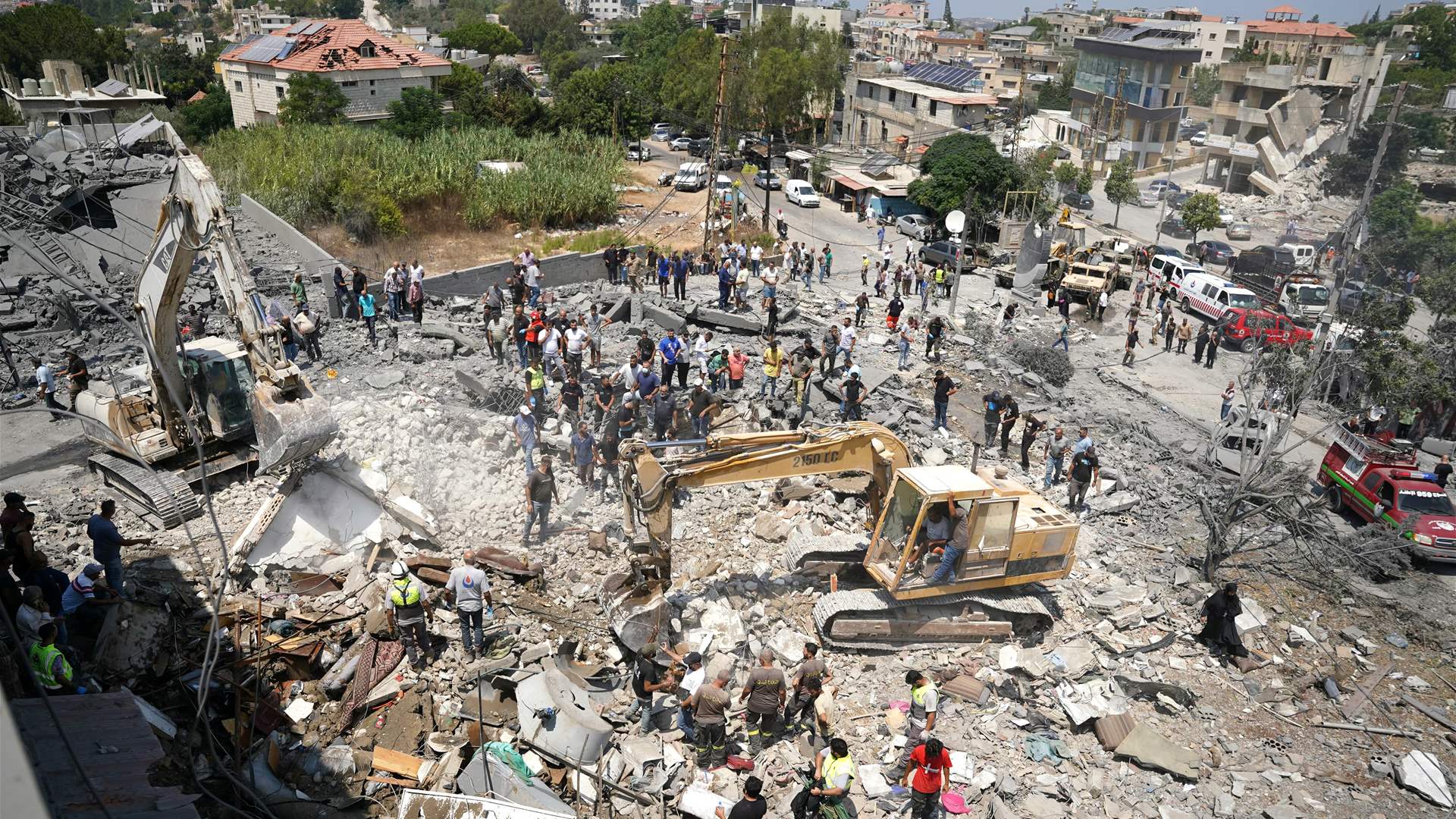 Health Ministry: 11 killed, 19 wounded in Israeli strikes on Deir el-Zahrani and Ansar